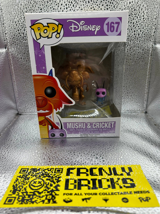 Pop Vinyl Disney #167 Mushu & Cricket FRENLY BRICKS - Open 7 Days