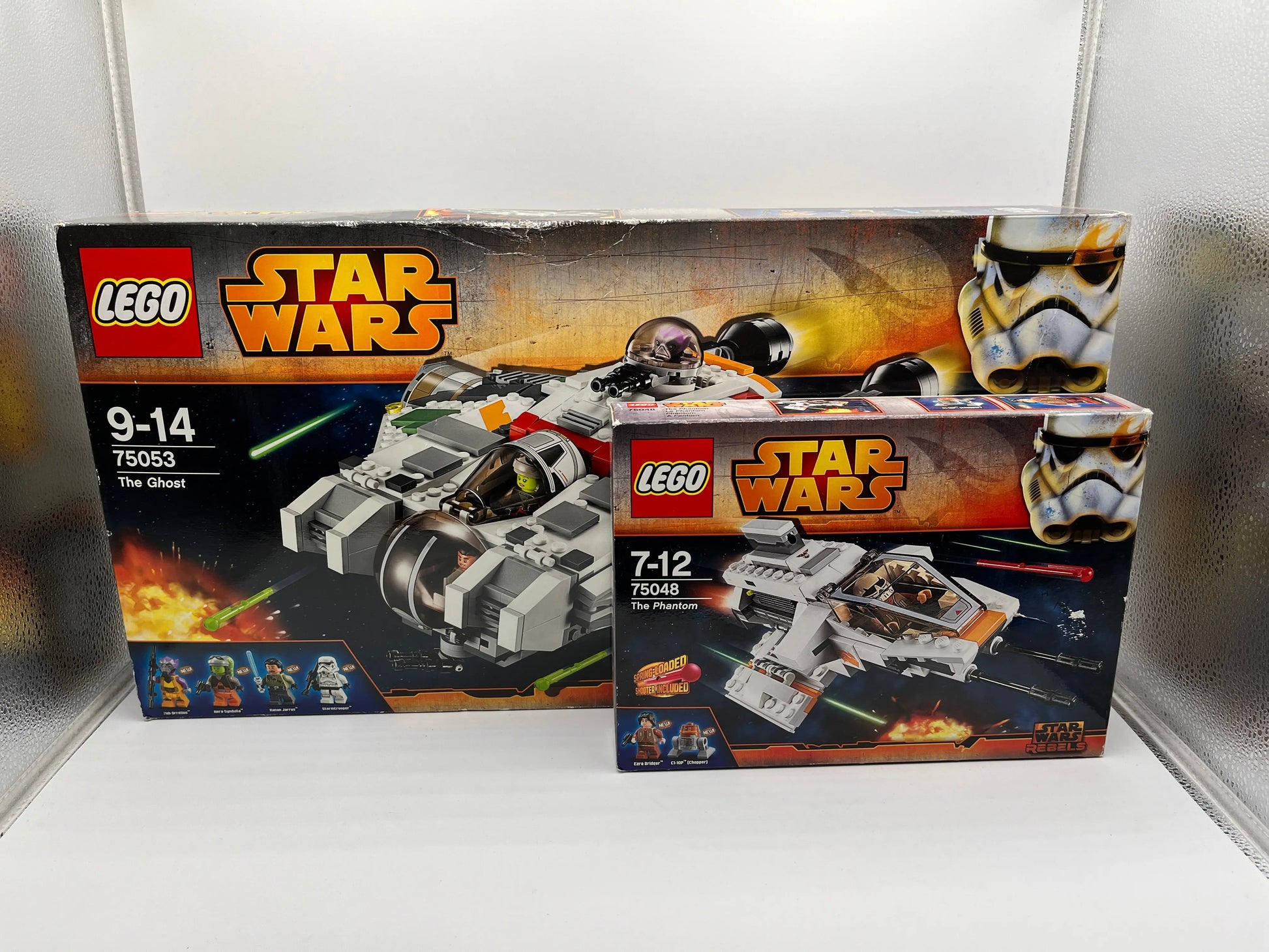 Lego Star Wars Rebels 75053 The Ghost - Not Sealed + 75048 The Phantom - Sealed Black Hair Kanan Jarrus FRENLY BRICKS - Open 7 Days