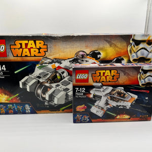 Lego Star Wars Rebels 75053 The Ghost - Not Sealed + 75048 The Phantom - Sealed Black Hair Kanan Jarrus FRENLY BRICKS - Open 7 Days