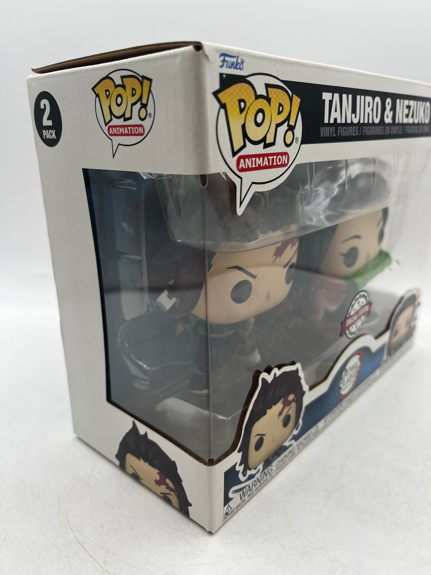 Funko Pop! Vinyl: Demon Slayer: Kimetsu No Yaiba - Tanjiro And Nezuko 2 Pack