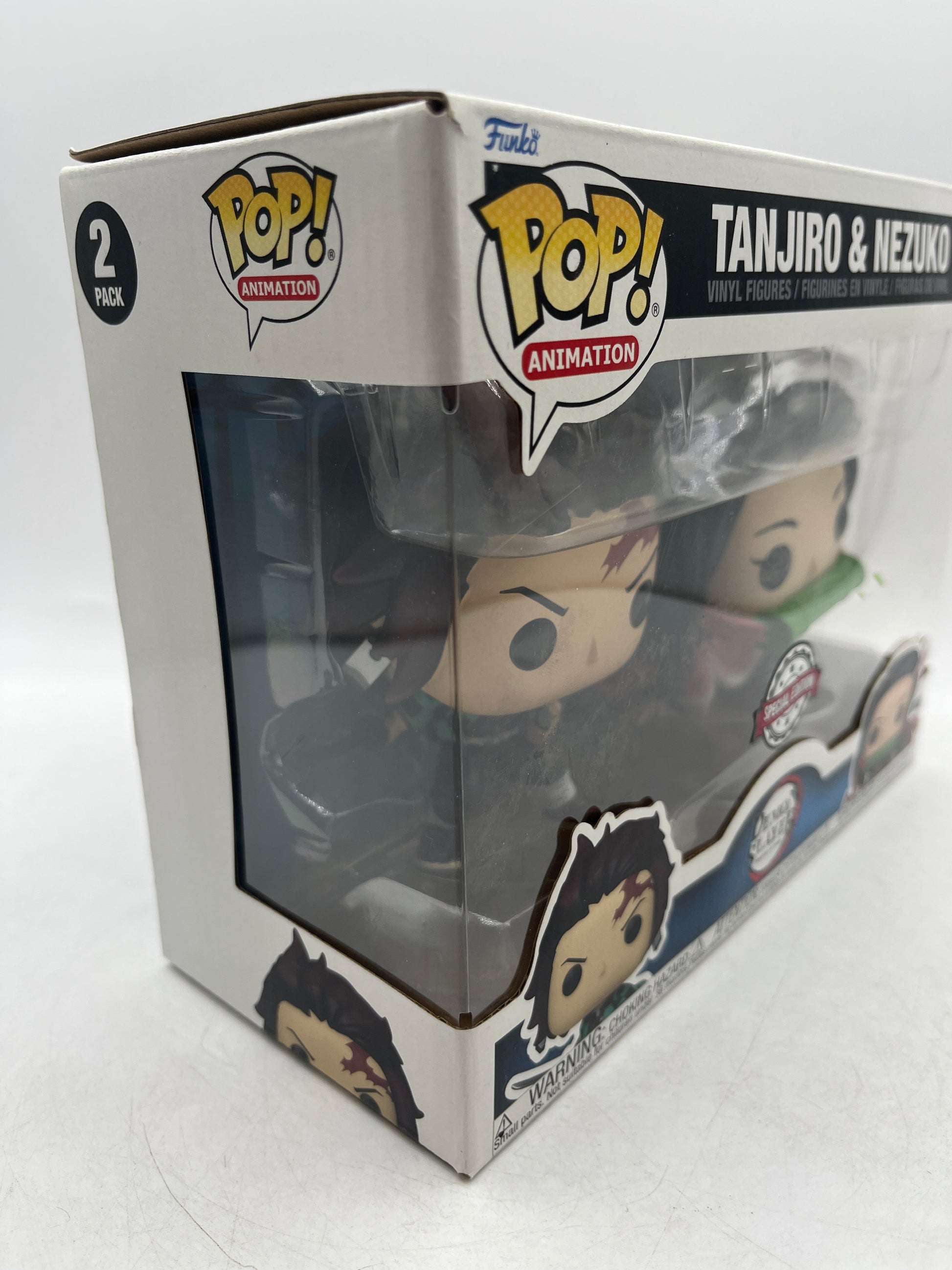 Funko Pop! Vinyl: Demon Slayer: Kimetsu No Yaiba - Tanjiro And Nezuko 2 Pack image 9