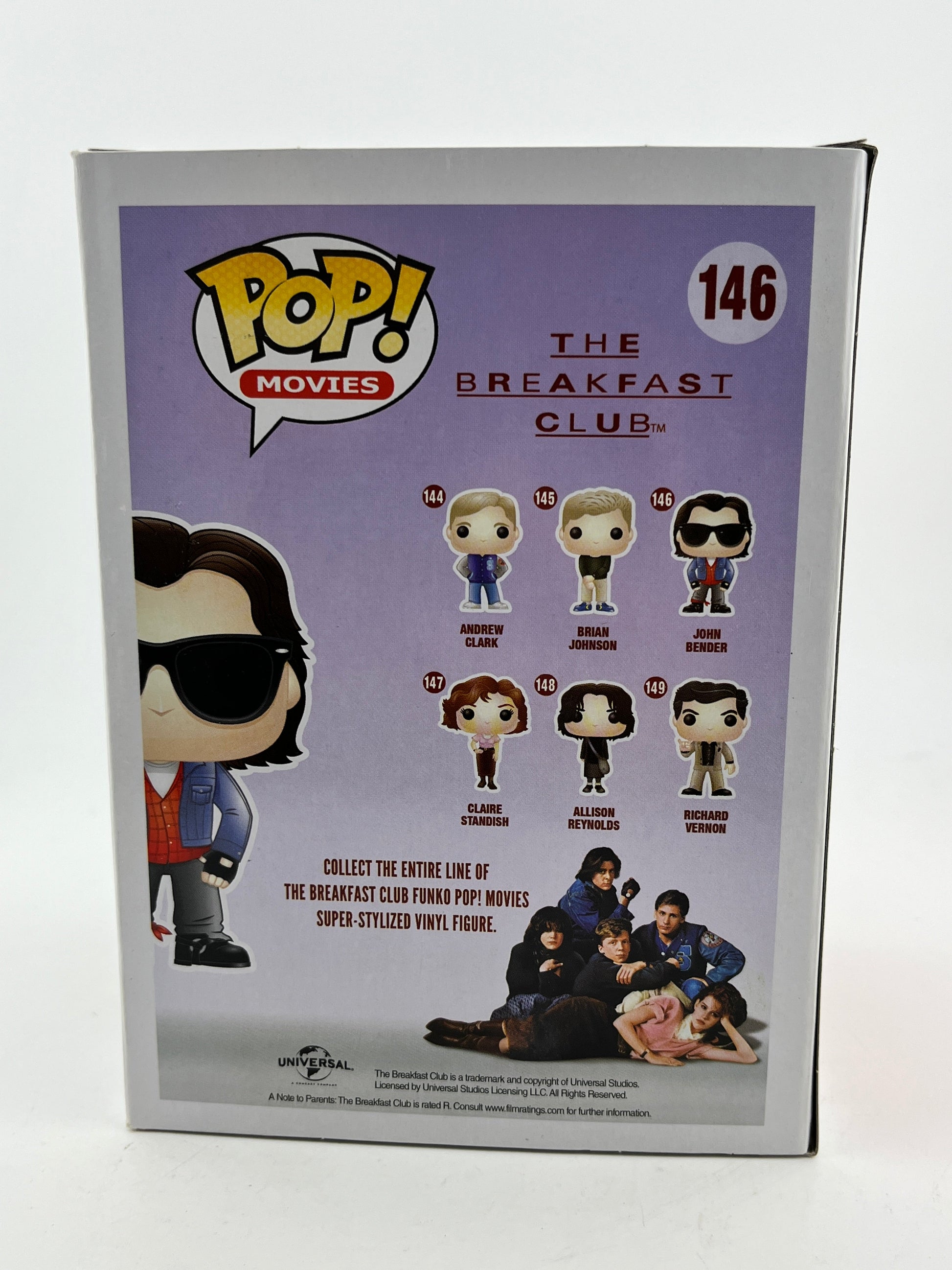 Funko POP! Movies The Breakfast Club - John Bender #146 - Vinyl Collectable FRENLY BRICKS - Open 7 Days