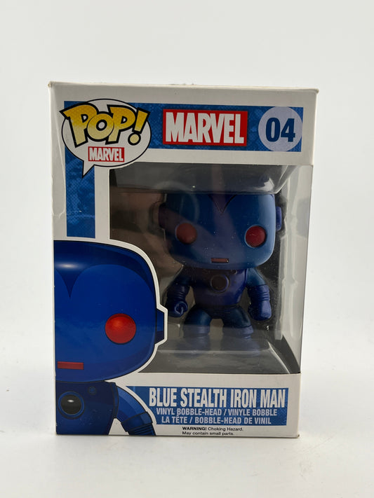 Funko POP! Marvel - Iron Man Stealth Suit #04 - Semi Sun Faded Box FRENLY BRICKS - Open 7 Days