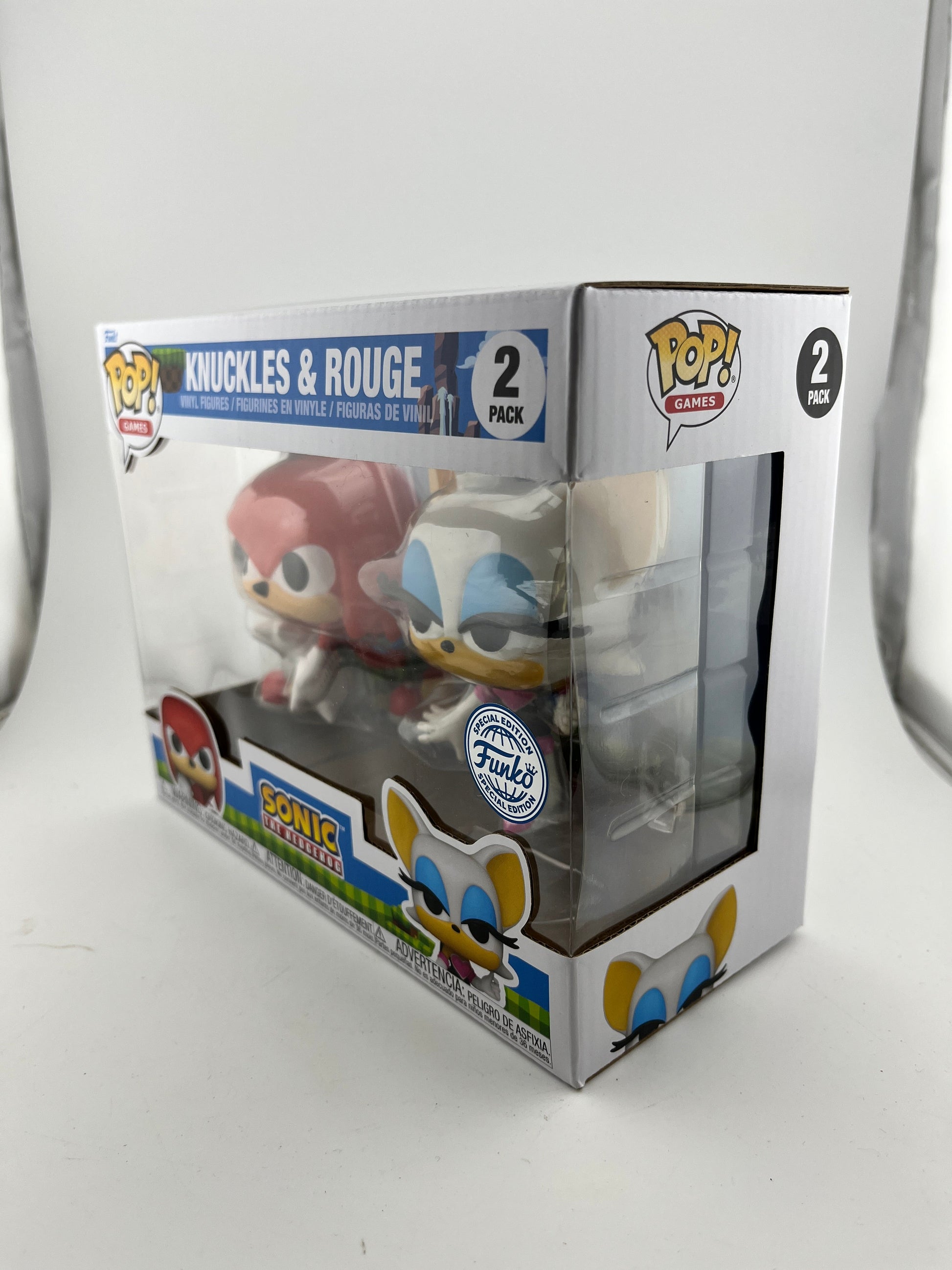 Funko POP! Games Sonic The Hedgehog - Knuckles & Rouge (2 Pack) - Special Edition FRENLY BRICKS - Open 7 Days