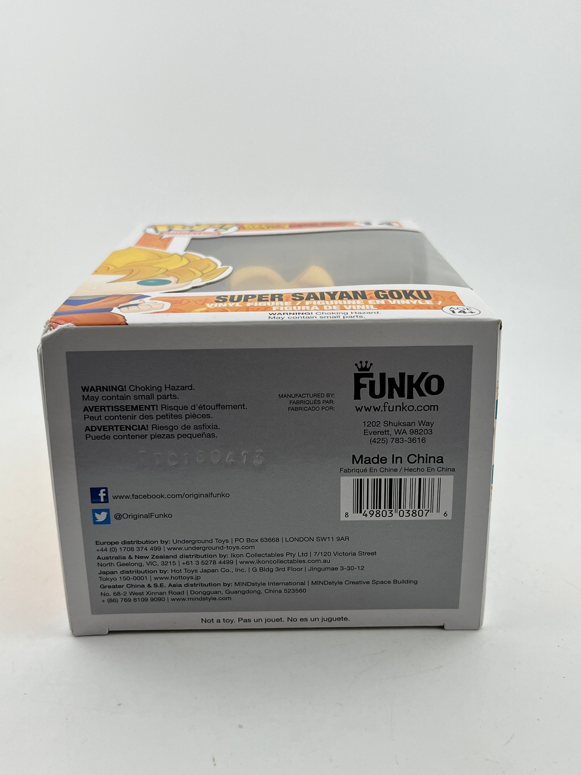 Funko POP! DragonBall Z - Super Saiyan Goku #14 - Vinyl Collectable FRENLY BRICKS - Open 7 Days