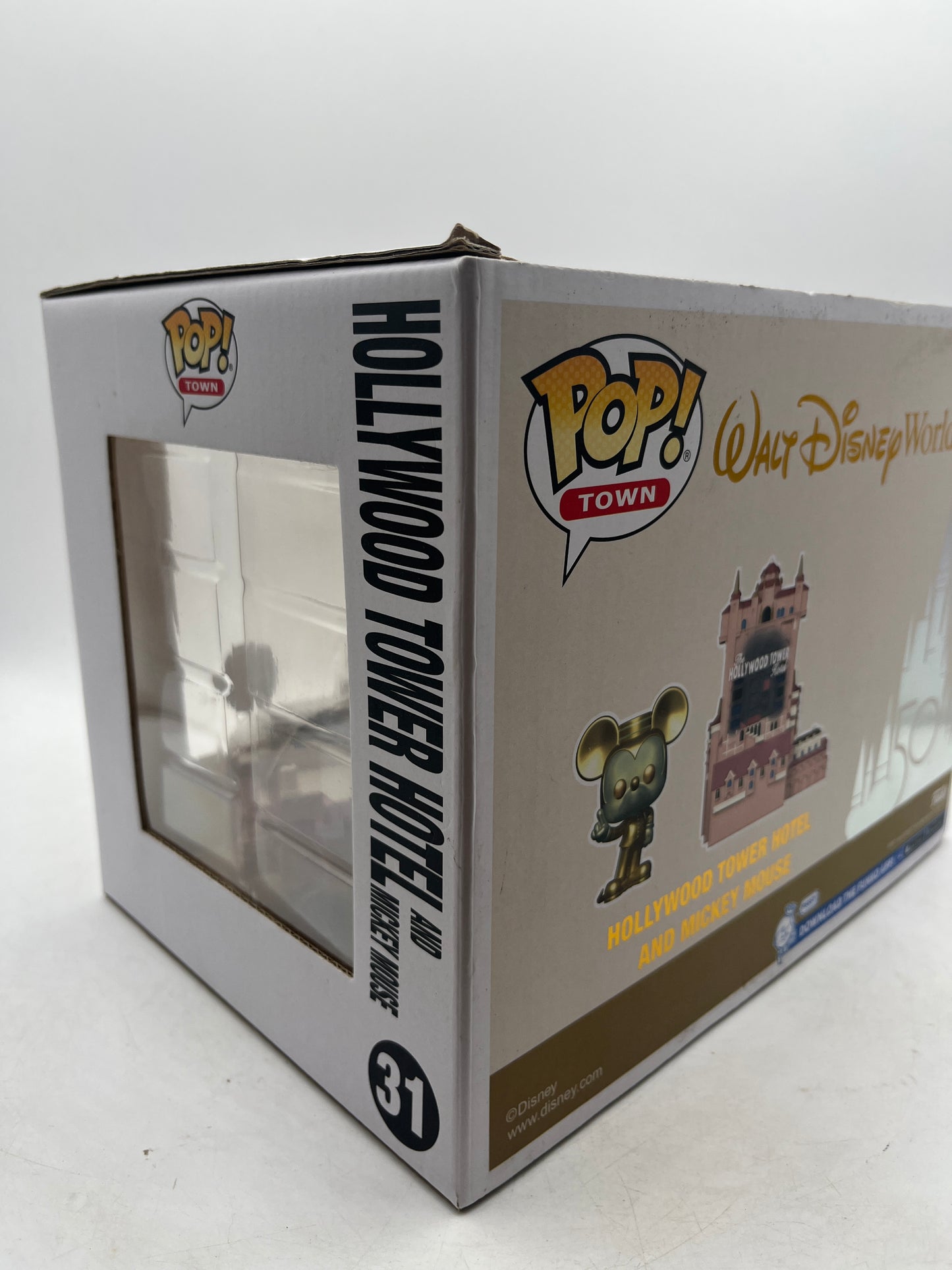 Funko Pop Hollywood Tower Hotel and Mickey Mouse Gold #31 (Disney Exclusive)