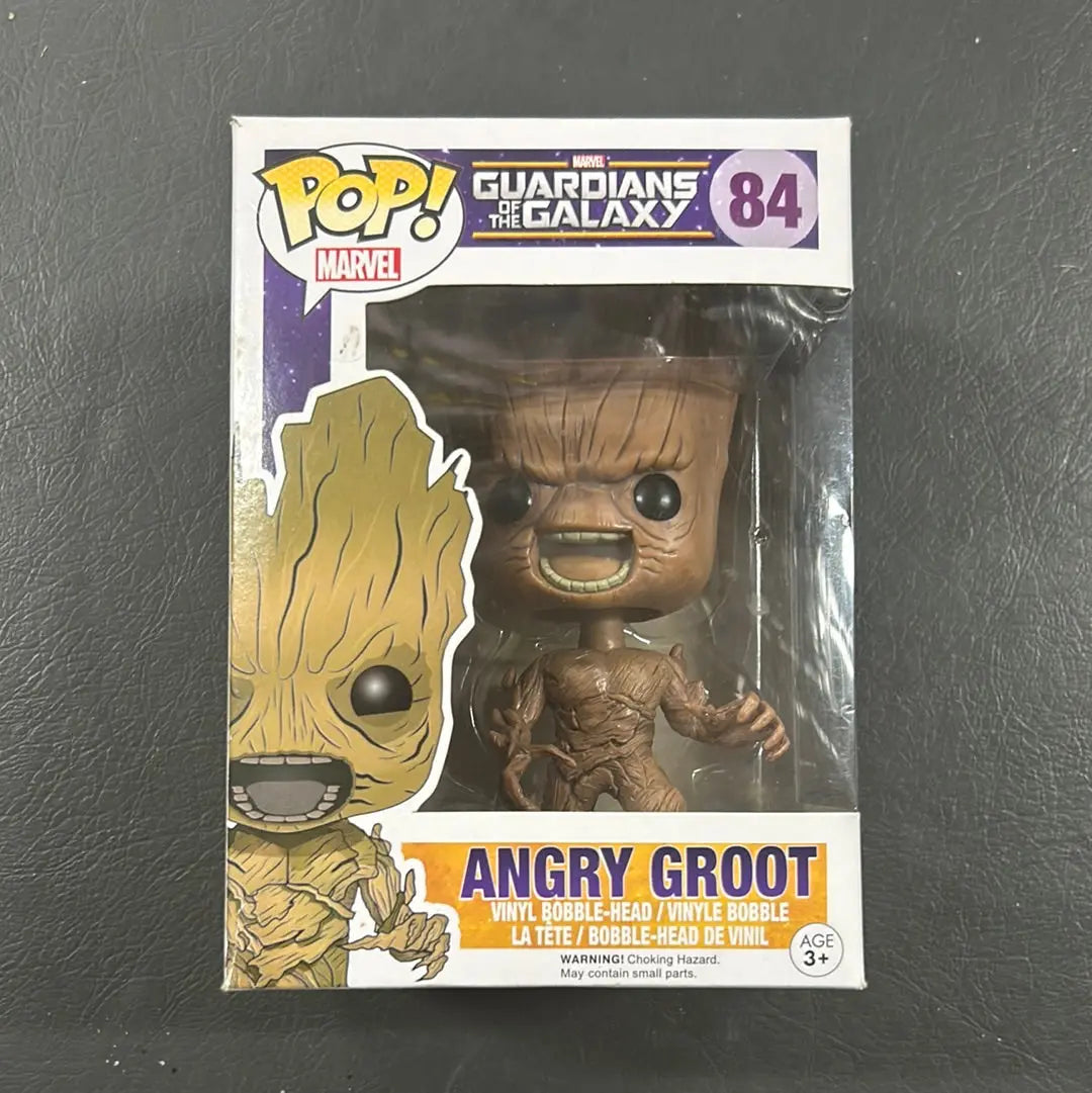 Pop Vinyl Marvel #84 Angry Groot FRENLY BRICKS - Open 7 Days