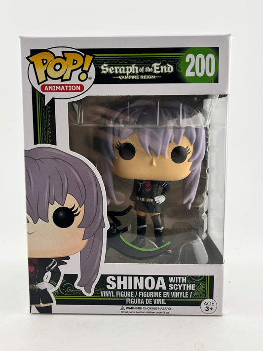 Funko POP! Animation Seraph Of The End - Shinoa With Scythe #200 - Vinyl Collectable FRENLY BRICKS - Open 7 Days