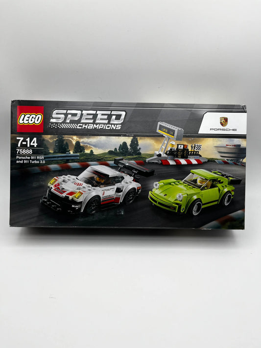 Lego Speed Champions 75888 Porsche RSR and 911 Turbo 3.0 + 30536 Combo Charger FRENLY BRICKS - Open 7 Days