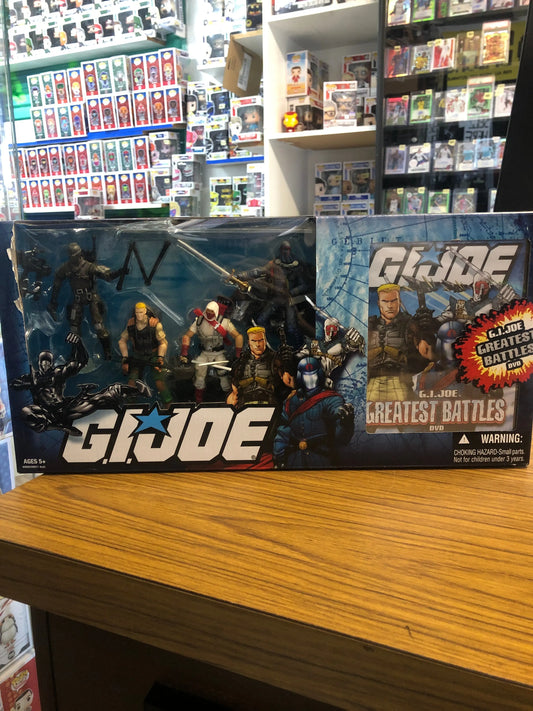 G.I.Joe Greatest Battles Dvd Cobra Commander Storm Shadow Snake Eyes Duke 4 Pk FRENLY BRICKS - Open 7 Days