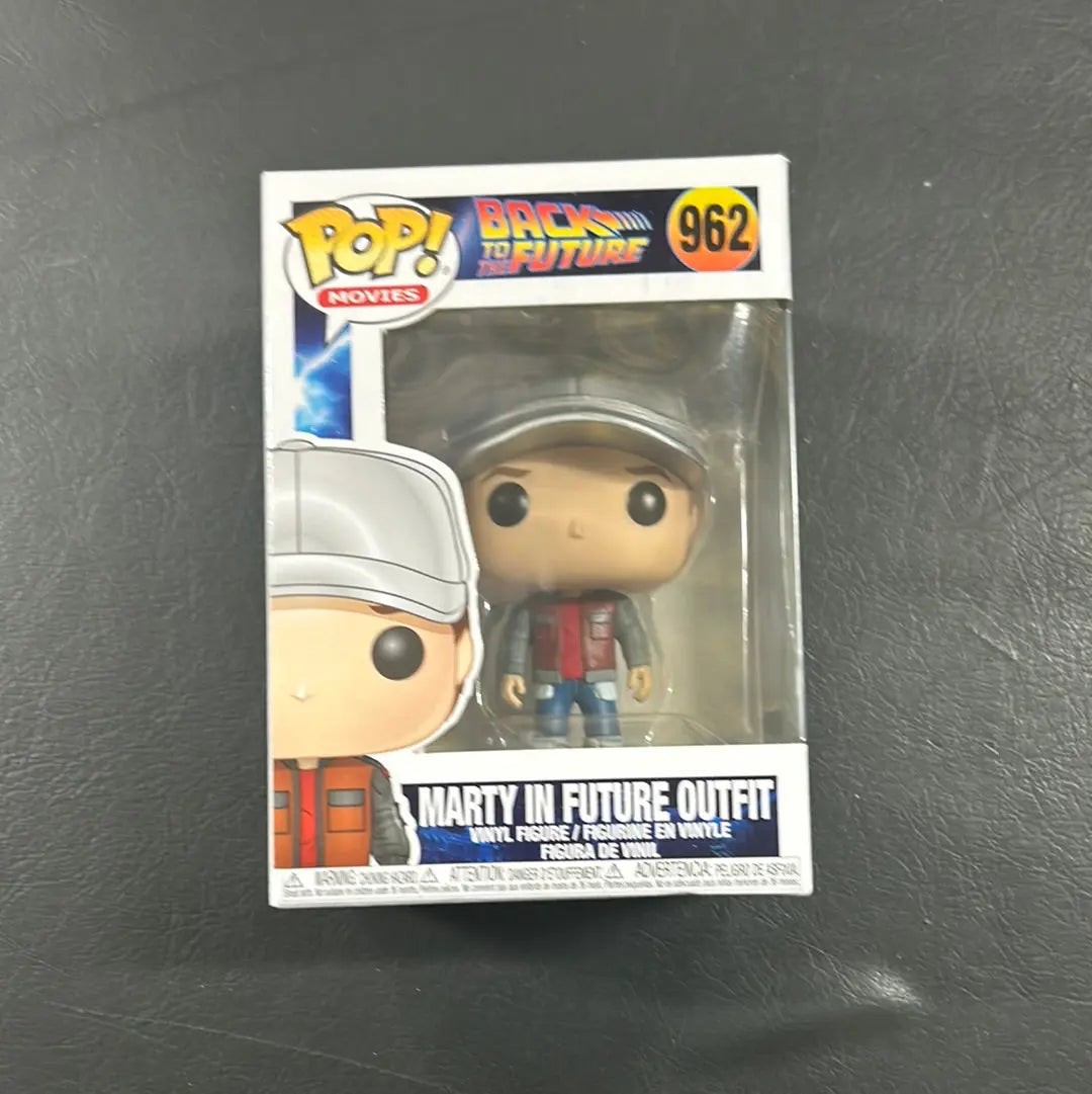 Funko Back To The Future - Marty in Future Outfit Pop! Movies Vinyl #962 FRENLY BRICKS - Open 7 Days