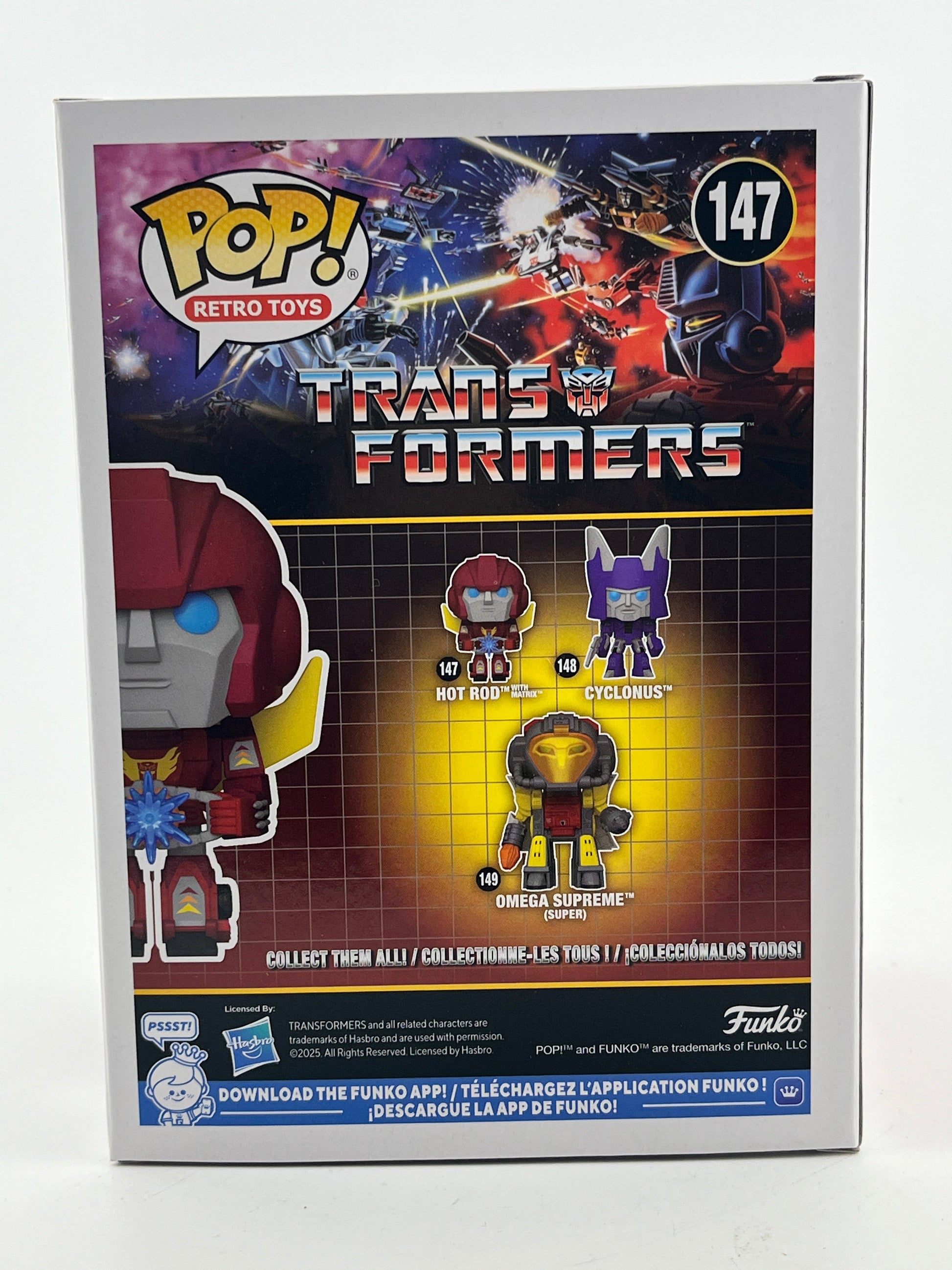 Funko POP! Retro Toys Transformers - Hot Rod With Matrix #147 - Vinyl Collectable FRENLY BRICKS - Open 7 Days