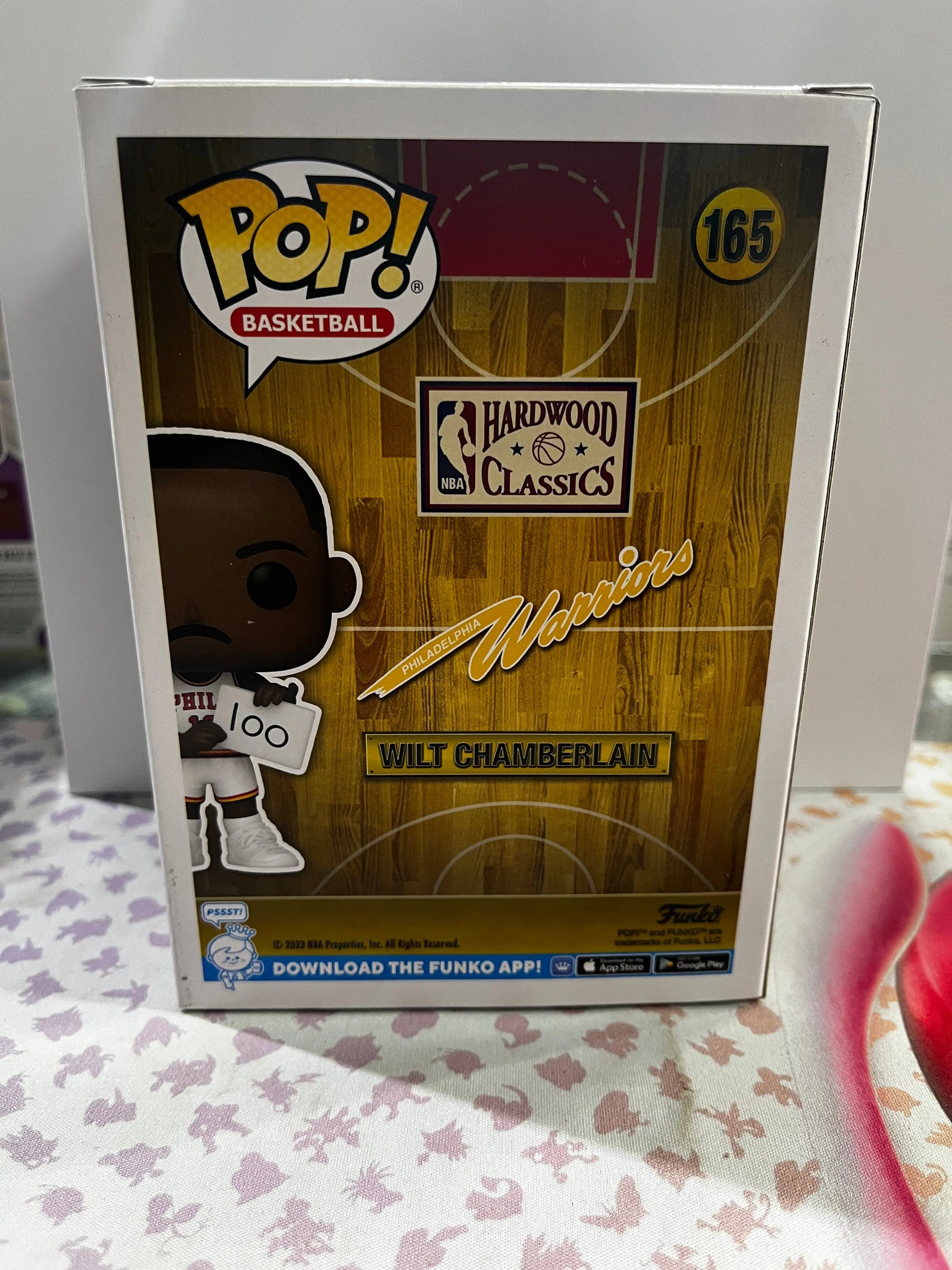 Funko Pop Vinyl Basketball Philadelphia Warriors  Will Chamberlain #165 FRENLY BRICKS - Open 7 Days