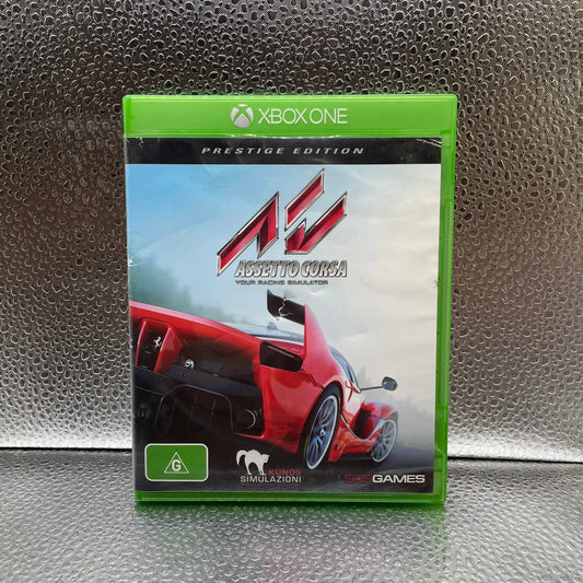 Asseto Corsa Xbox One Game Used PAL Tested & Working Good Condition FRENLY BRICKS - Open 7 Days