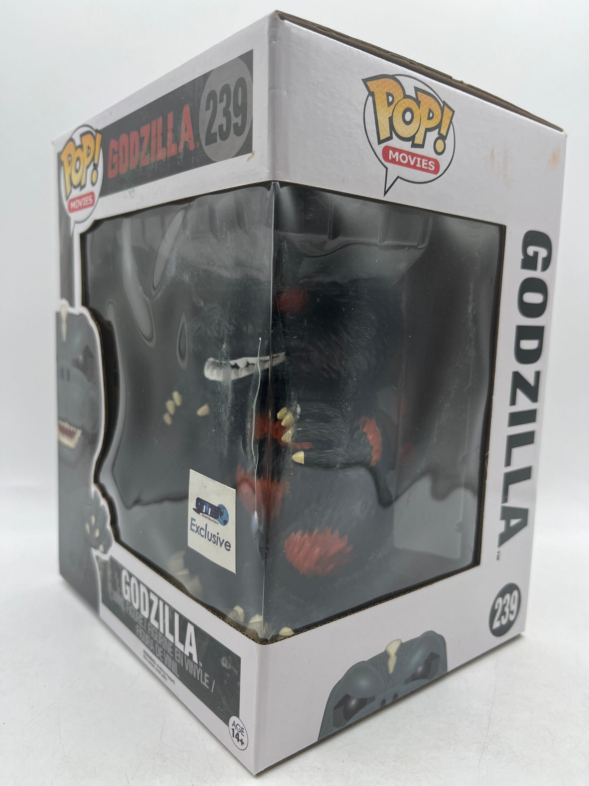 Funko Pop Godzilla 239 Burning 6" GTS Exclusive Vaulted Vinyl Figure, photo 2 image 2