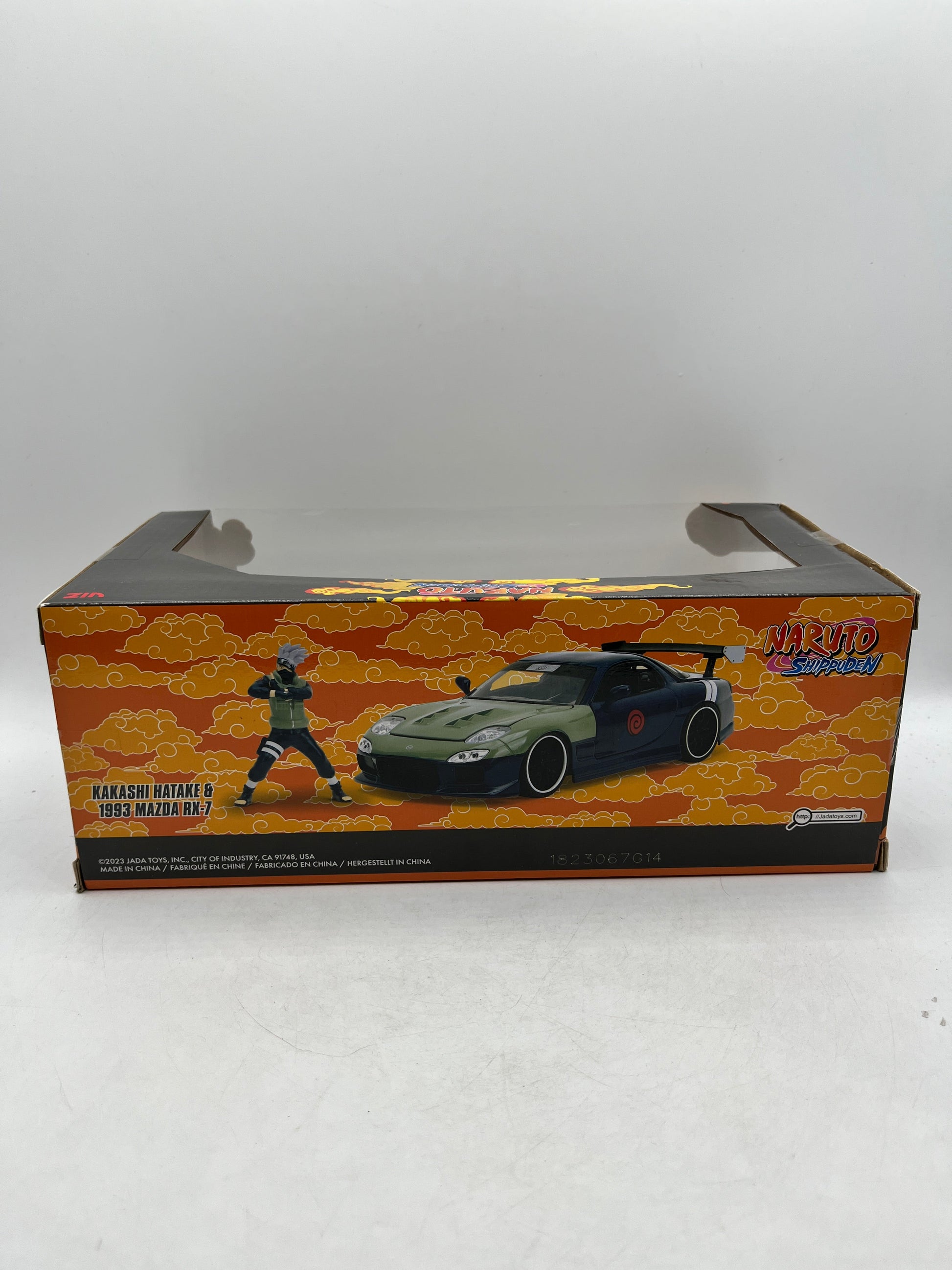 1/24 Jada 1993 Mazda RX-7 Naruto With Kakashi Hatake VIZ Media 34370 - Sealed FRENLY BRICKS - Open 7 Days