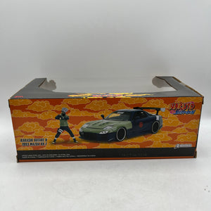 1/24 Jada 1993 Mazda RX-7 Naruto With Kakashi Hatake VIZ Media 34370 - Sealed FRENLY BRICKS - Open 7 Days