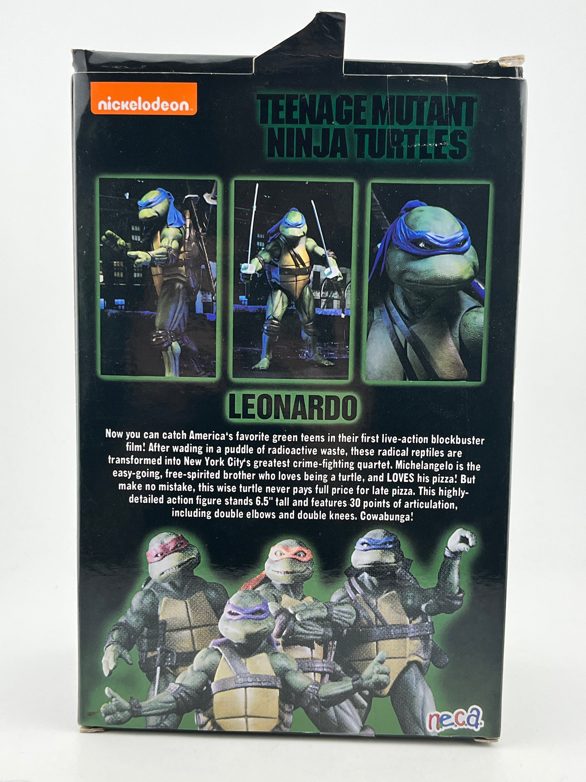 Leonardo (Teenage Mutant Ninja Turtles 1990) - Neca Action Figure  - Nickelodeon FRENLY BRICKS - Open 7 Days