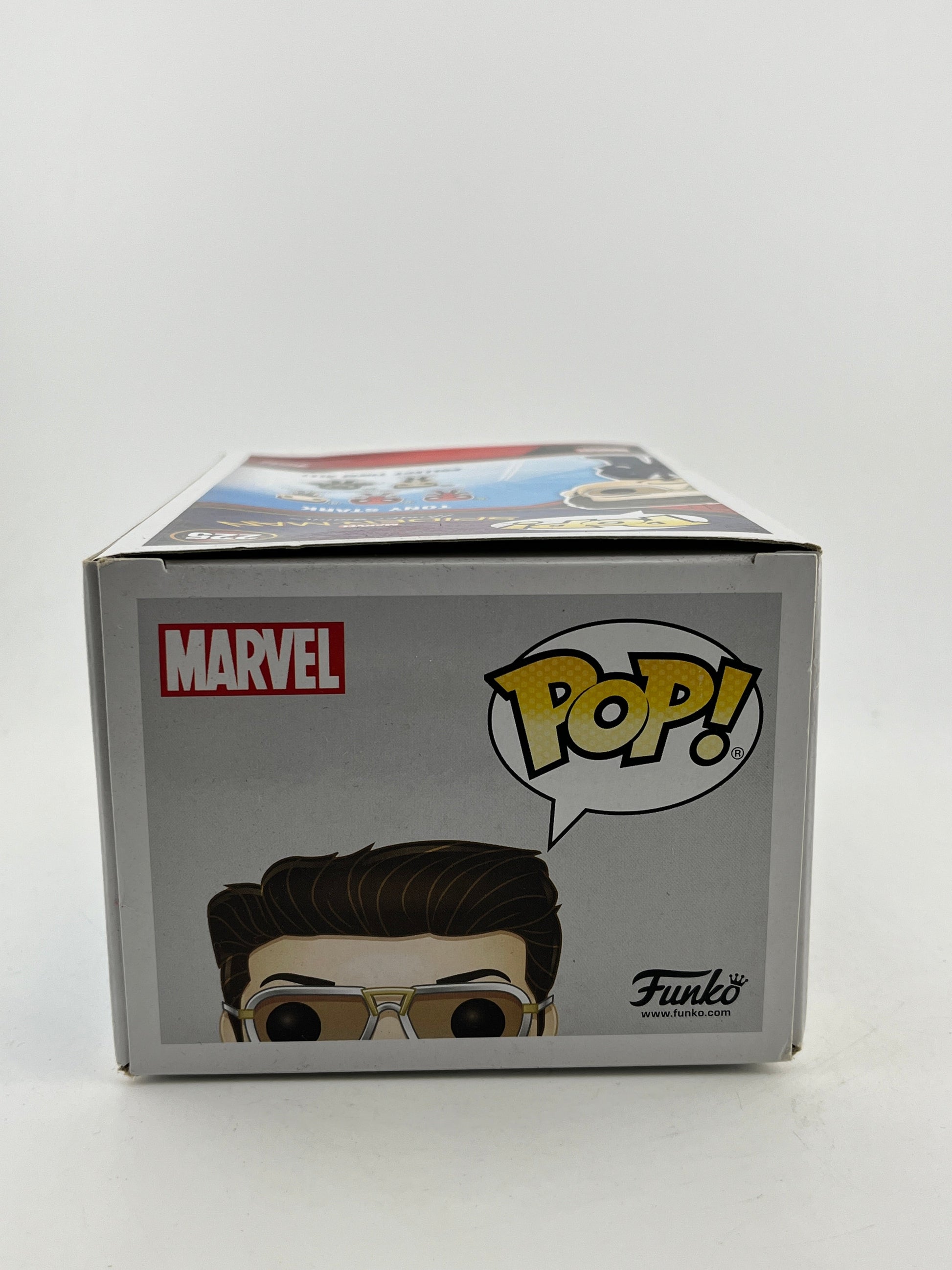 Funko POP! Marvel Spider-Man Homecoming - Tony Stark #225 - 2017 Summer Con Exclusive FRENLY BRICKS - Open 7 Days