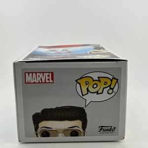 Funko POP! Marvel Spider-Man Homecoming - Tony Stark #225 - 2017 Summer Con Exclusive FRENLY BRICKS - Open 7 Days
