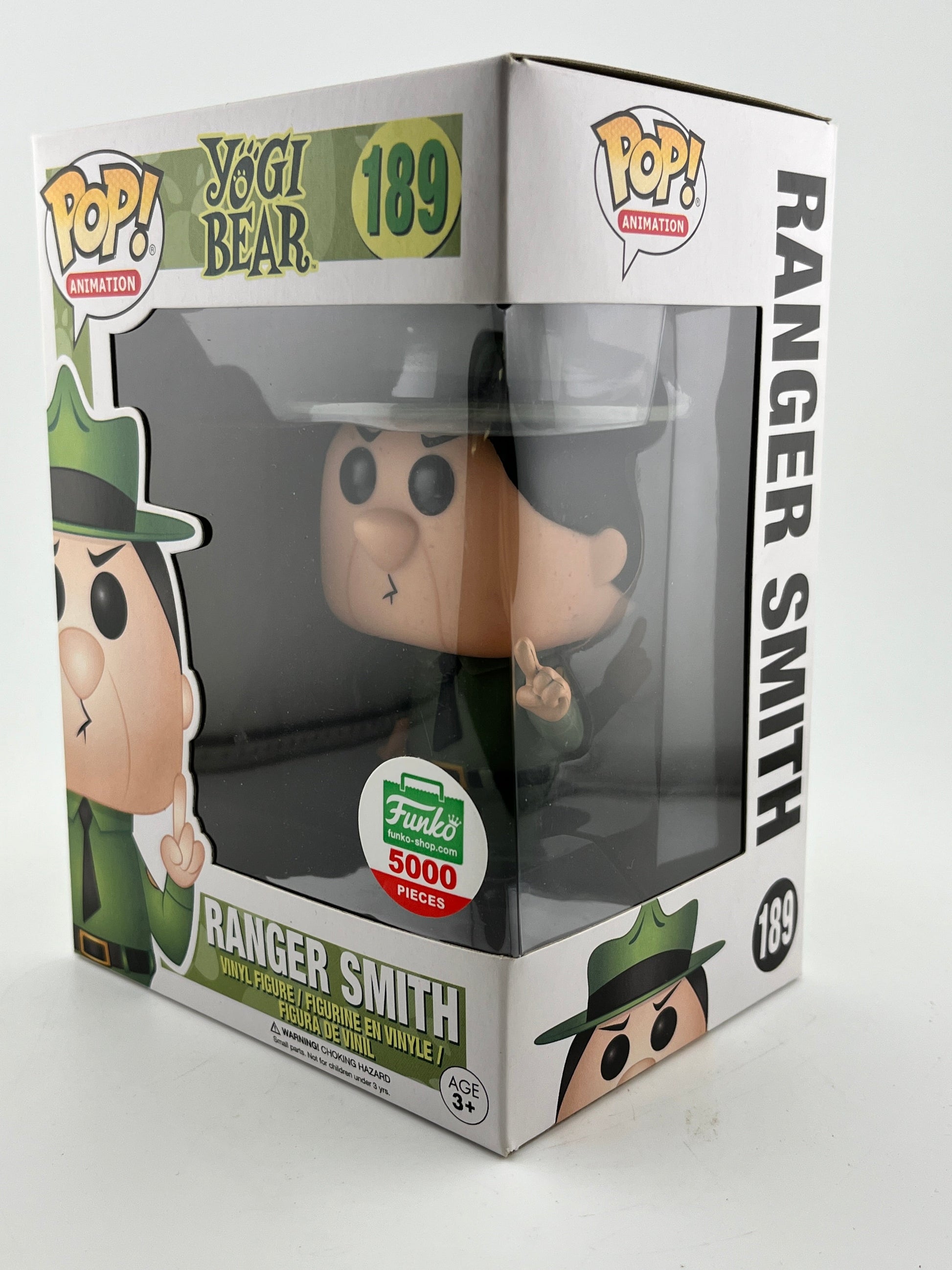 Funko POP! Animation Yogi Bear - Ranger Smith #189 - Funko 5000 Pieces FRENLY BRICKS - Open 7 Days