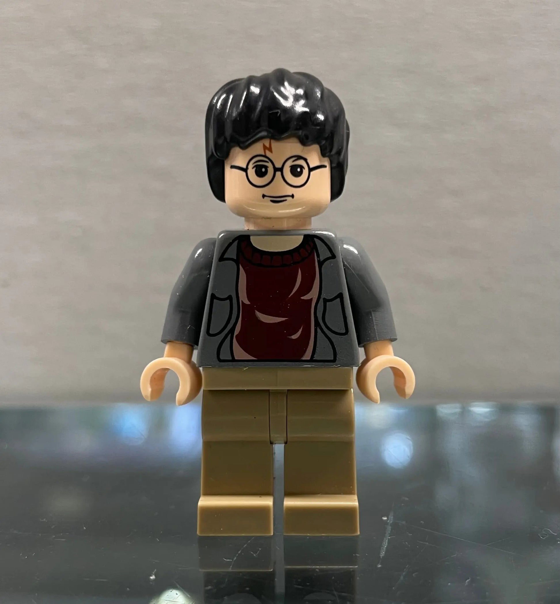 LEGO Minifigure Harry Potter - Dark Bluish Grey Open Shirt Torso, HP041 FRENLY BRICKS - Open 7 Days