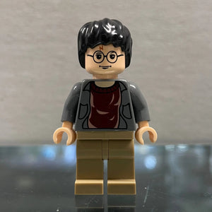 LEGO Minifigure Harry Potter - Dark Bluish Grey Open Shirt Torso, HP041 FRENLY BRICKS - Open 7 Days