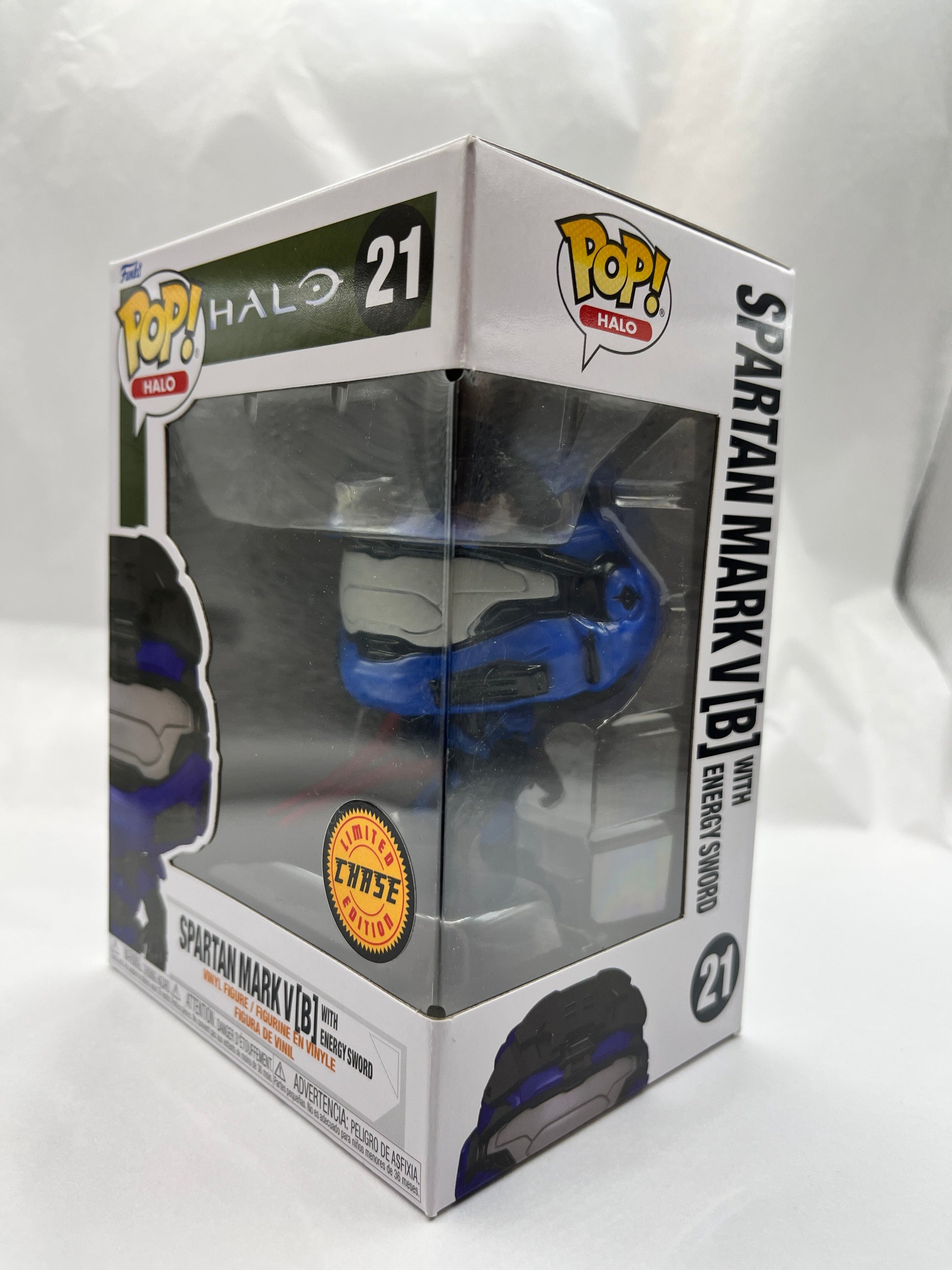Funko POP! Halo - Halo Spartan Mark V [B] With Energy Sword #21 - Limited Edition Chase FRENLY BRICKS - Open 7 Days