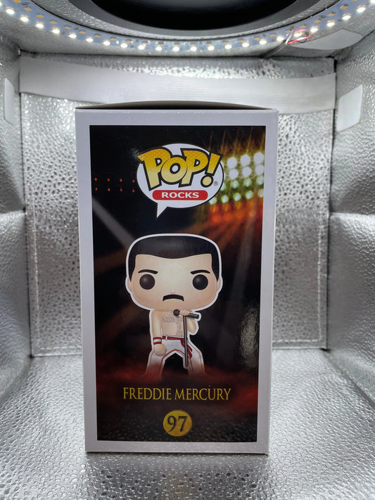 Funko Pop! Vinyl: Freddie Mercury (Diamond Collection) - Special Editon (Exclusive) #97 FRENLY BRICKS - Open 7 Days