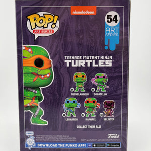 Funko POP! Art Series TMNT Michelangelo #54 - Special Edition FRENLY BRICKS - Open 7 Days