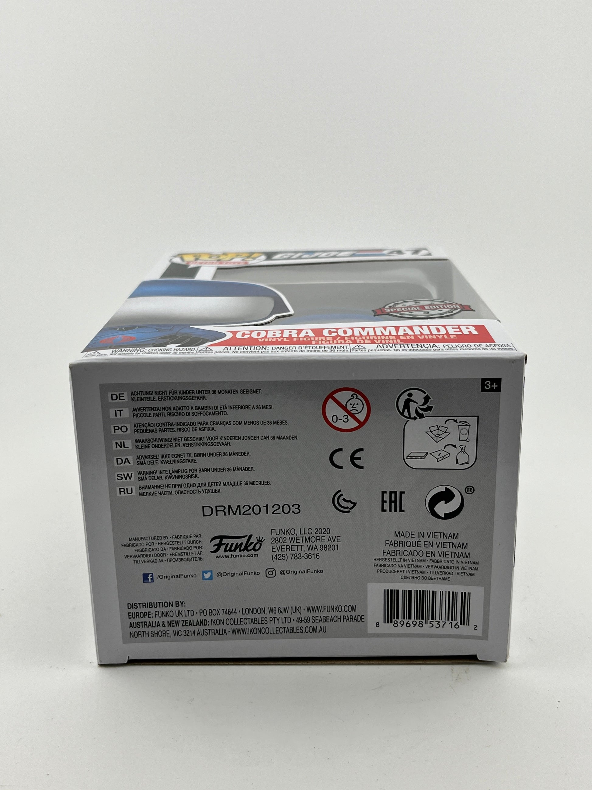 Funko POP! Retro Toys G.I.Joe - Cobra Commander #47 - Special Edition FRENLY BRICKS - Open 7 Days