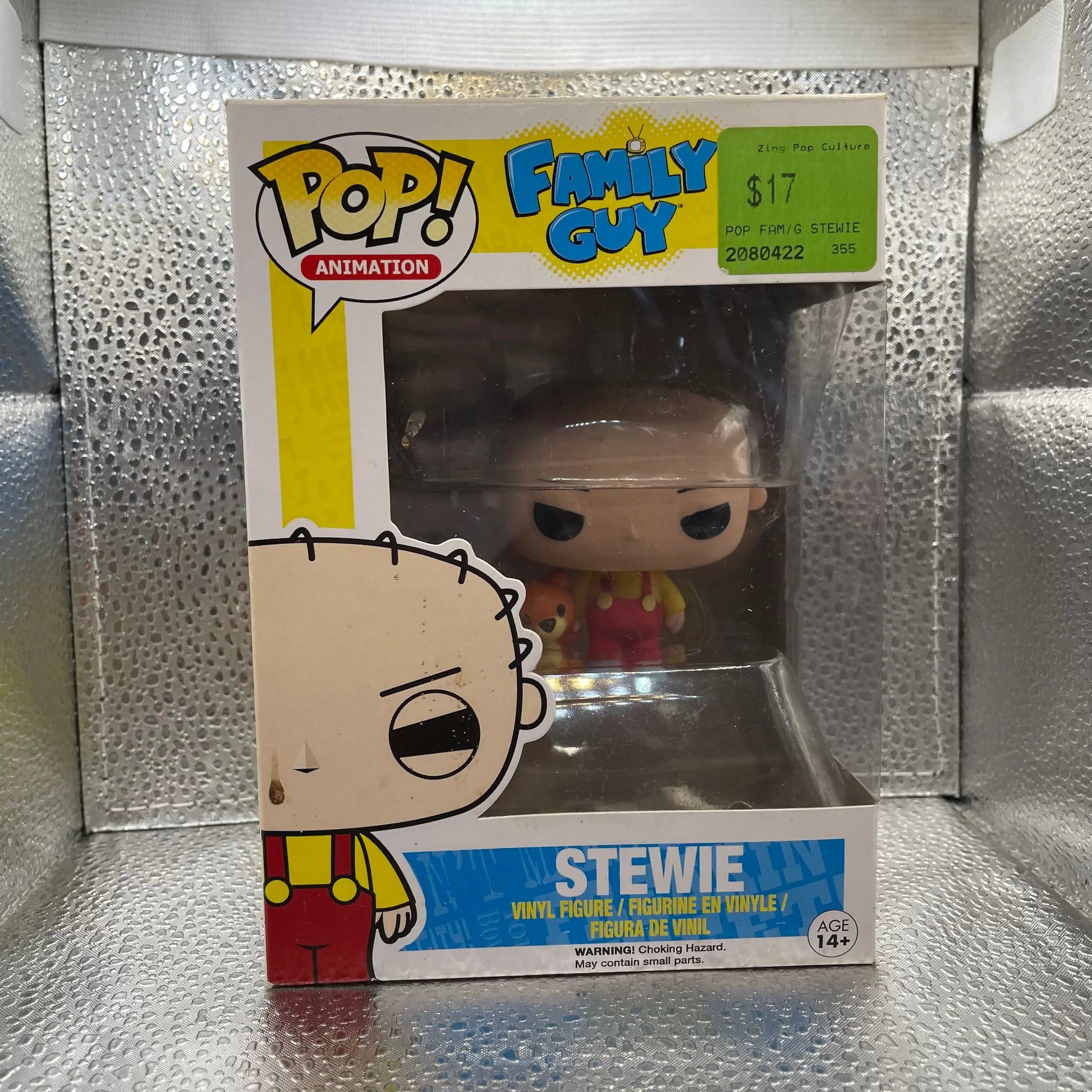 Funko POP! Animation Family Guy Stewie #33 Vinyl Figure DAMAGED FRENLY BRICKS - Open 7 Days