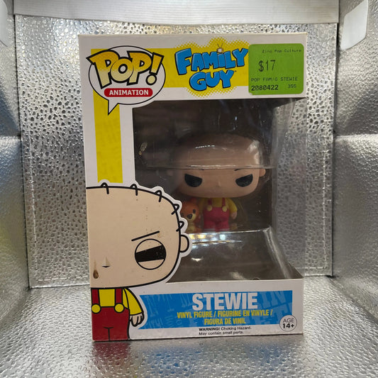 Funko POP! Animation Family Guy Stewie #33 Vinyl Figure DAMAGED FRENLY BRICKS - Open 7 Days