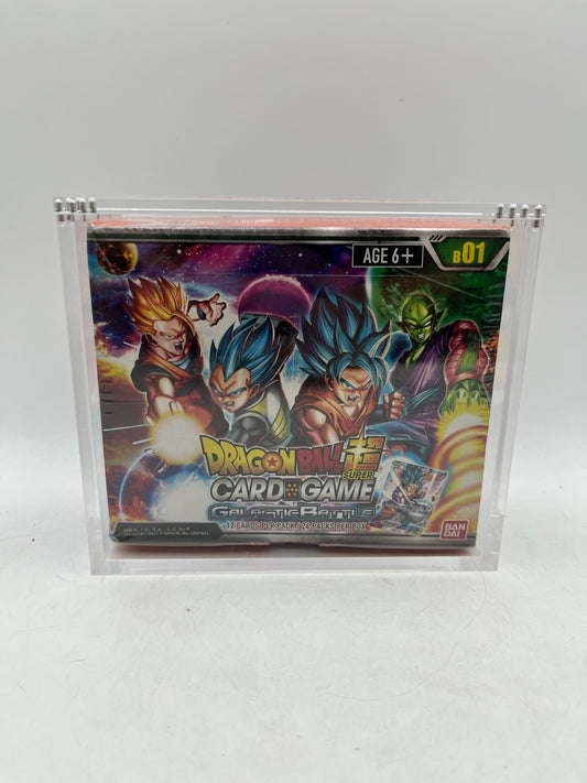 Dragon Ball Super Galactic Battle Booster Box - Sealed New W/ Acrylic Case FRENLY BRICKS - Open 7 Days