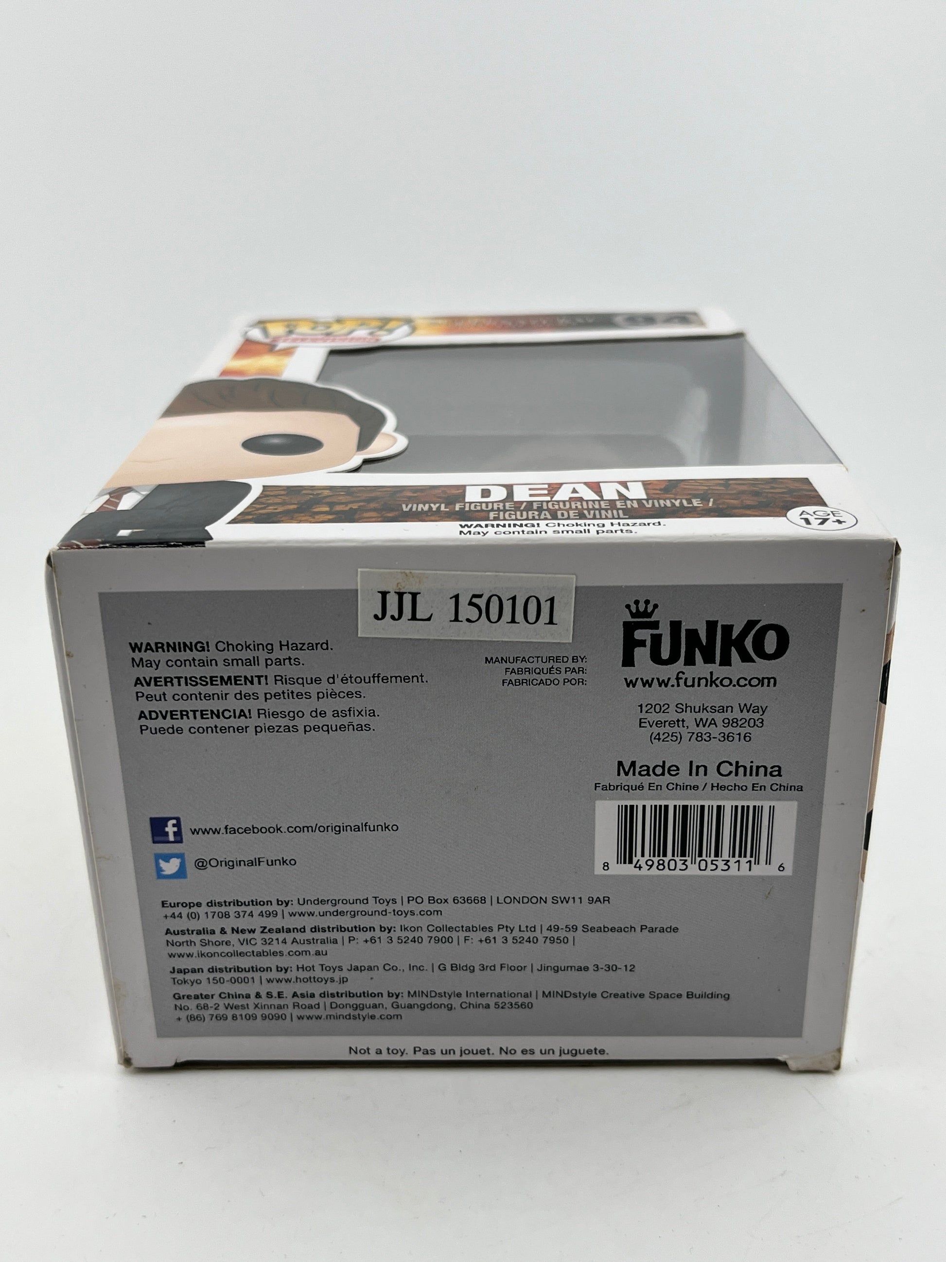 Funkon POP! Television Supernatural - Dean #94 - Vinyl Collectable FRENLY BRICKS - Open 7 Days