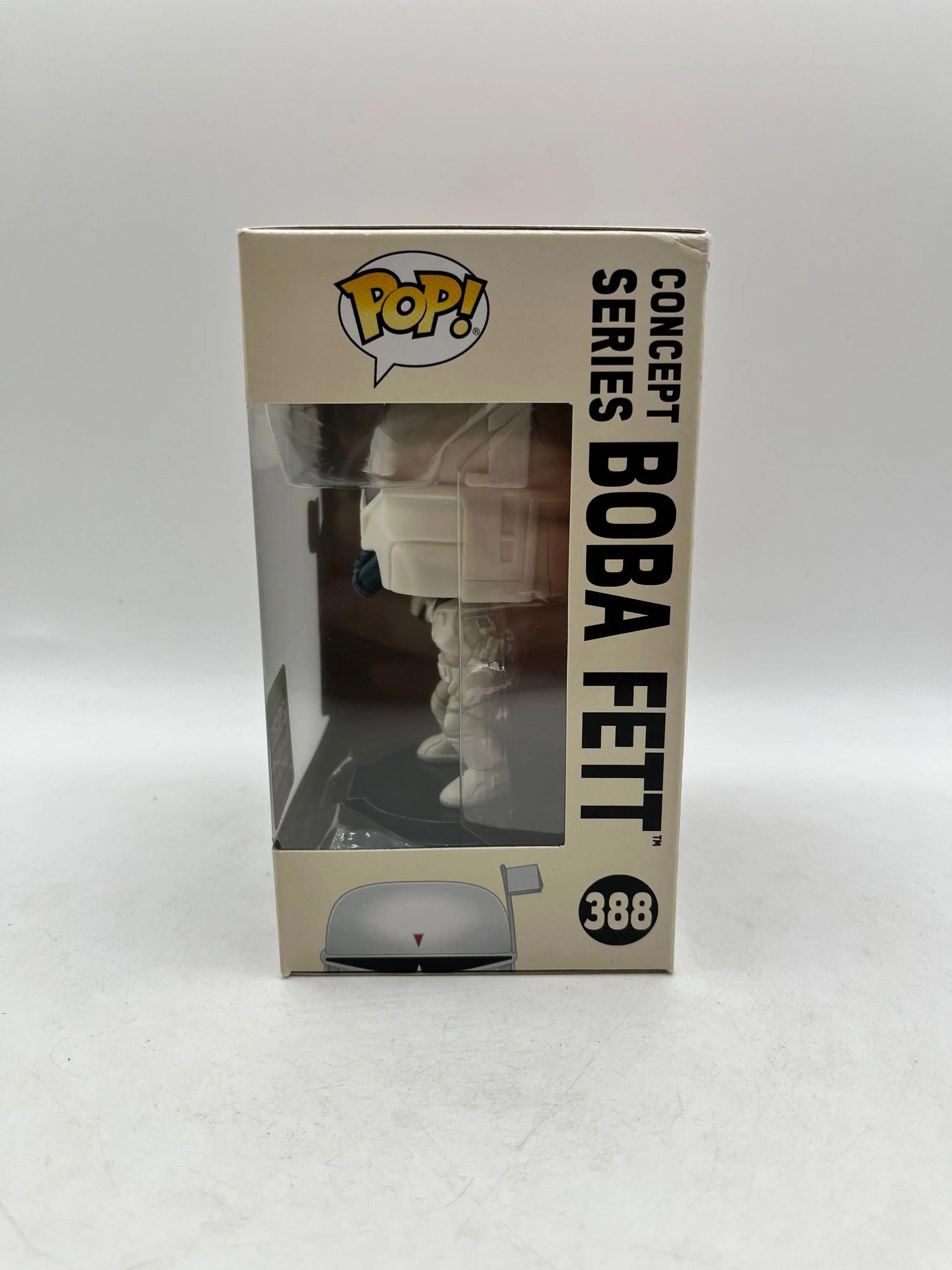 Funko POP! Star Wars - Concept Series Boba Fett #388 - 2020 Exclusive FRENLY BRICKS - Open 7 Days image 2