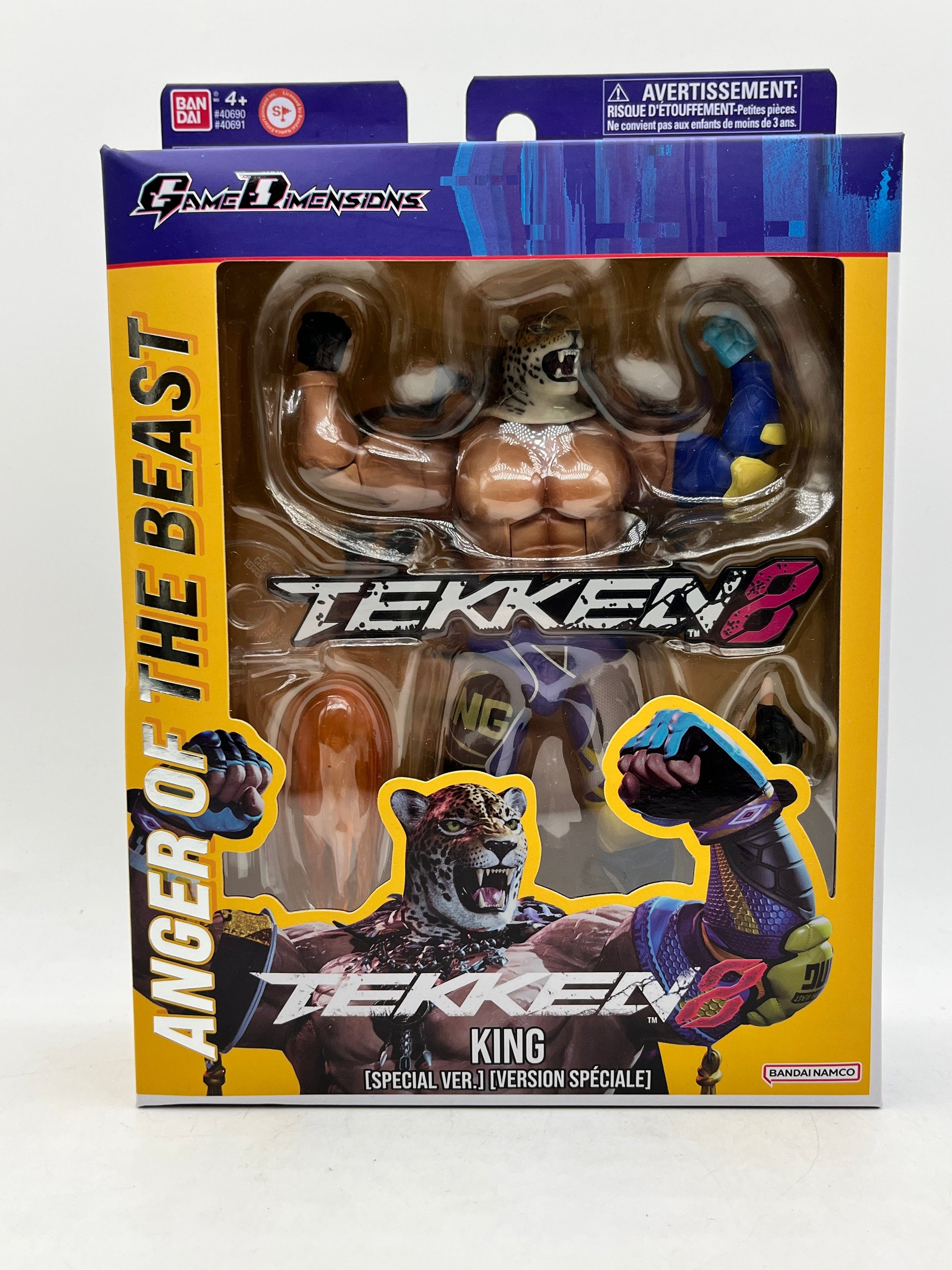 Tekken 8 Anger Of The Beast King Toy Action Figure Game Dimensions 2024 - Sealed FRENLY BRICKS - Open 7 Days