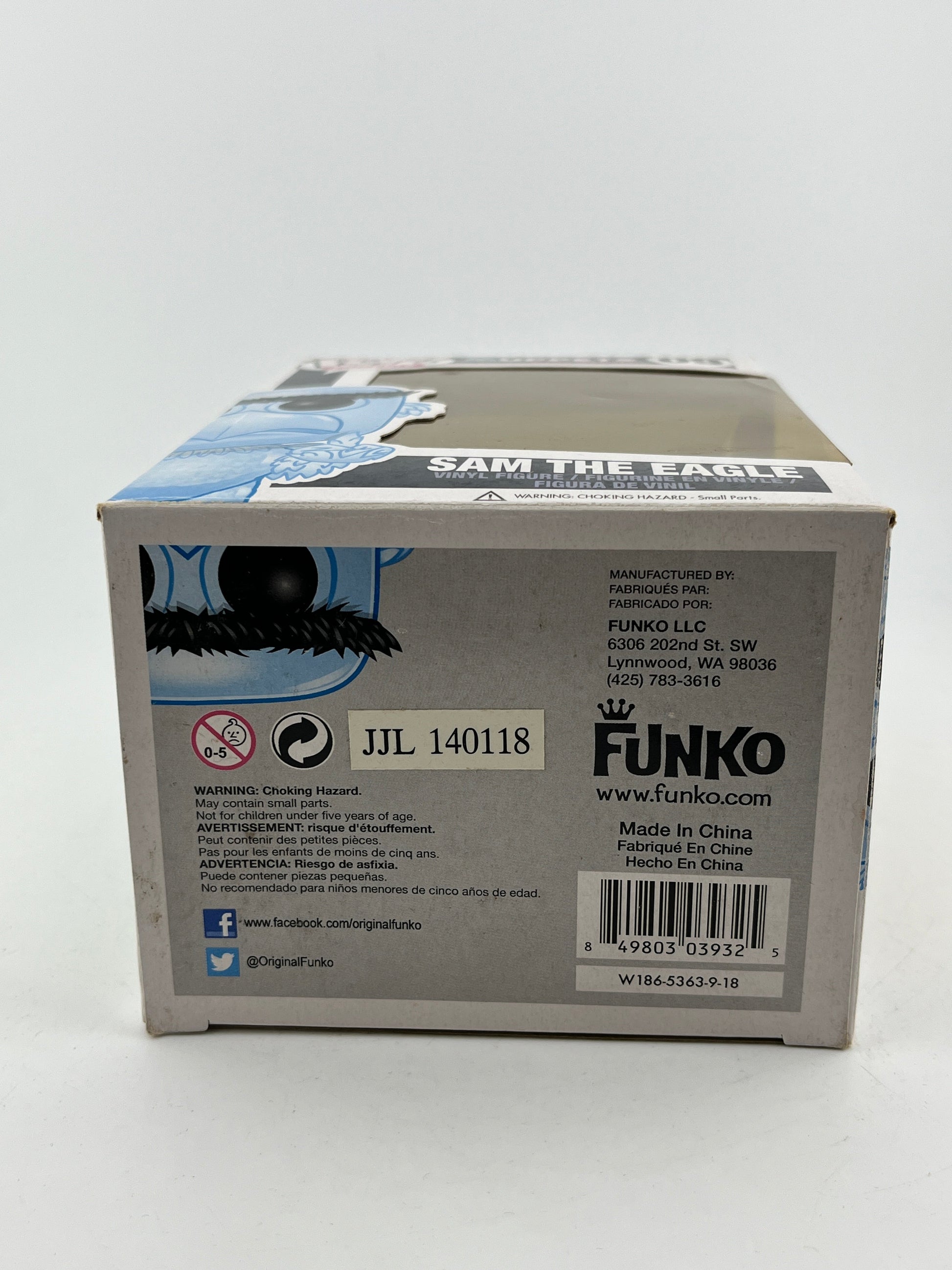 Funko POP! Muppets Disney Muppets Most Wanted - Sam The Eagle #09 - Sun Faded Box FRENLY BRICKS - Open 7 Days