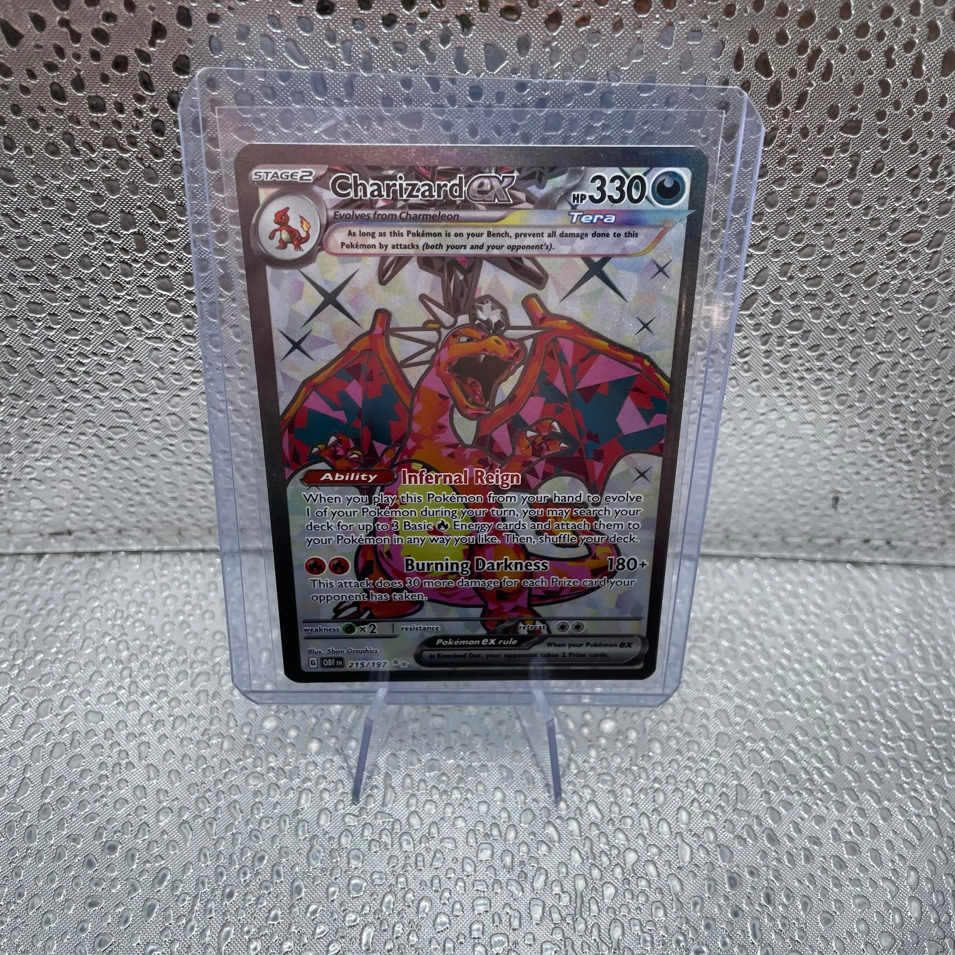 Charizard EX 215/197 2023 Pokemon TCG Good Condition Charizard Card FRENLY BRICKS - Open 7 Days