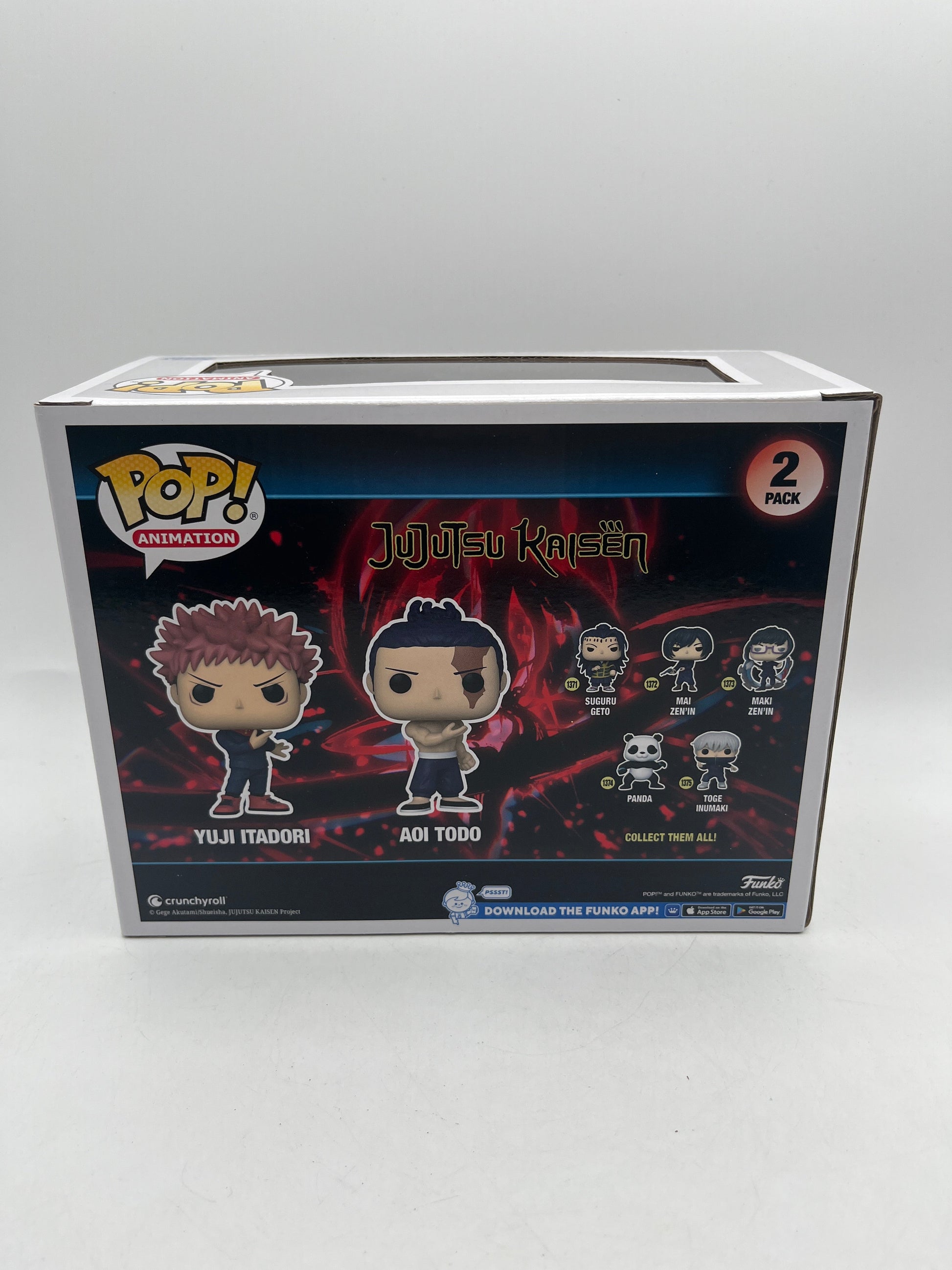 Funko Pop! Vinyl Jujutsu Kaisen Yuji Itadori & Aoi Todo 2Pack +combinedshipping FRENLY BRICKS - Open 7 Days
