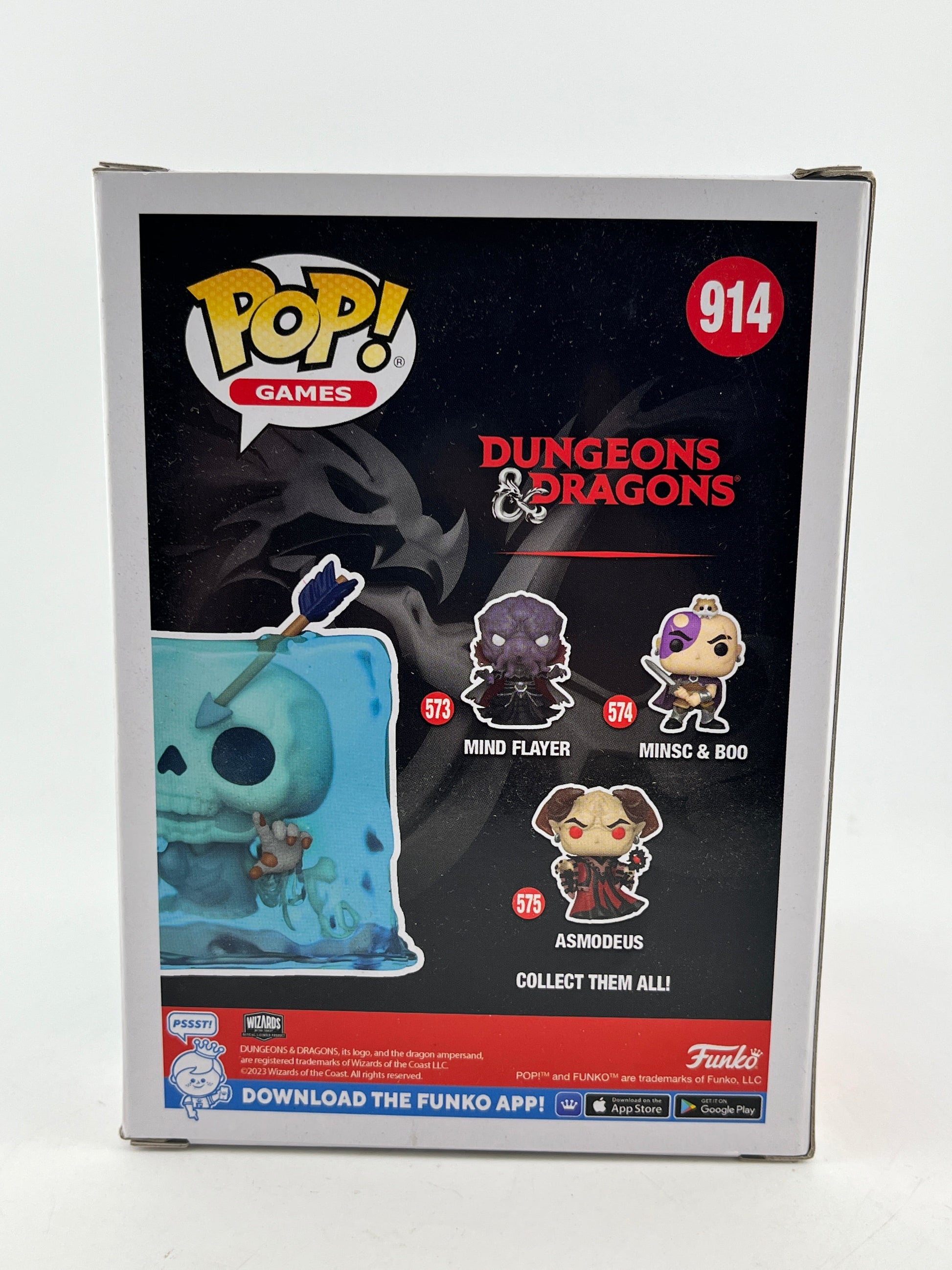 Funko POP! Games Dungeons & Dragons - Gelatinous Cube #914 - 2023 LE FRENLY BRICKS - Open 7 Days
