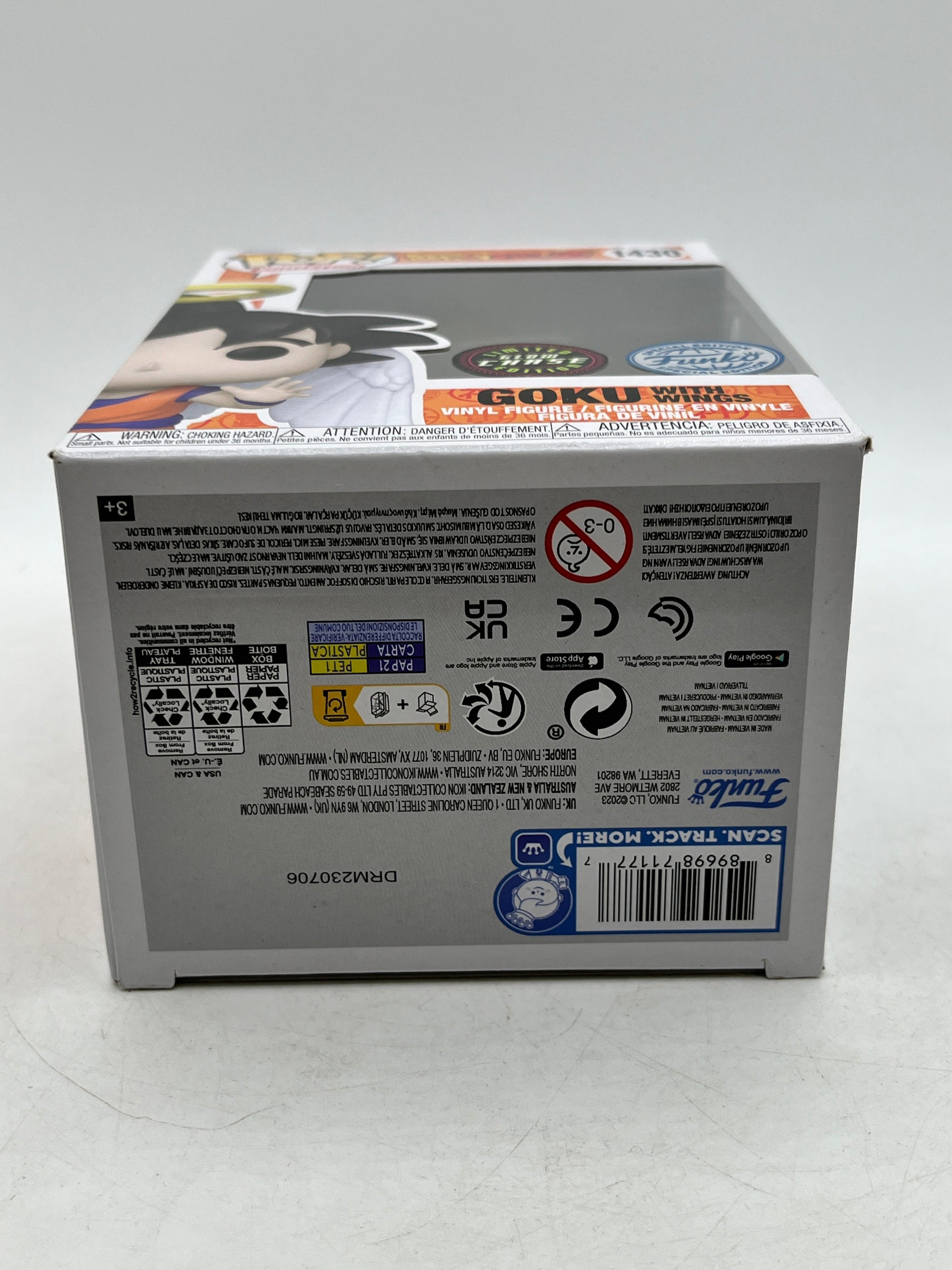 Funko POP! Animation - Dragon Ball Z - Goku With Wings #1430 - Glow Chase FRENLY BRICKS - Open 7 Days