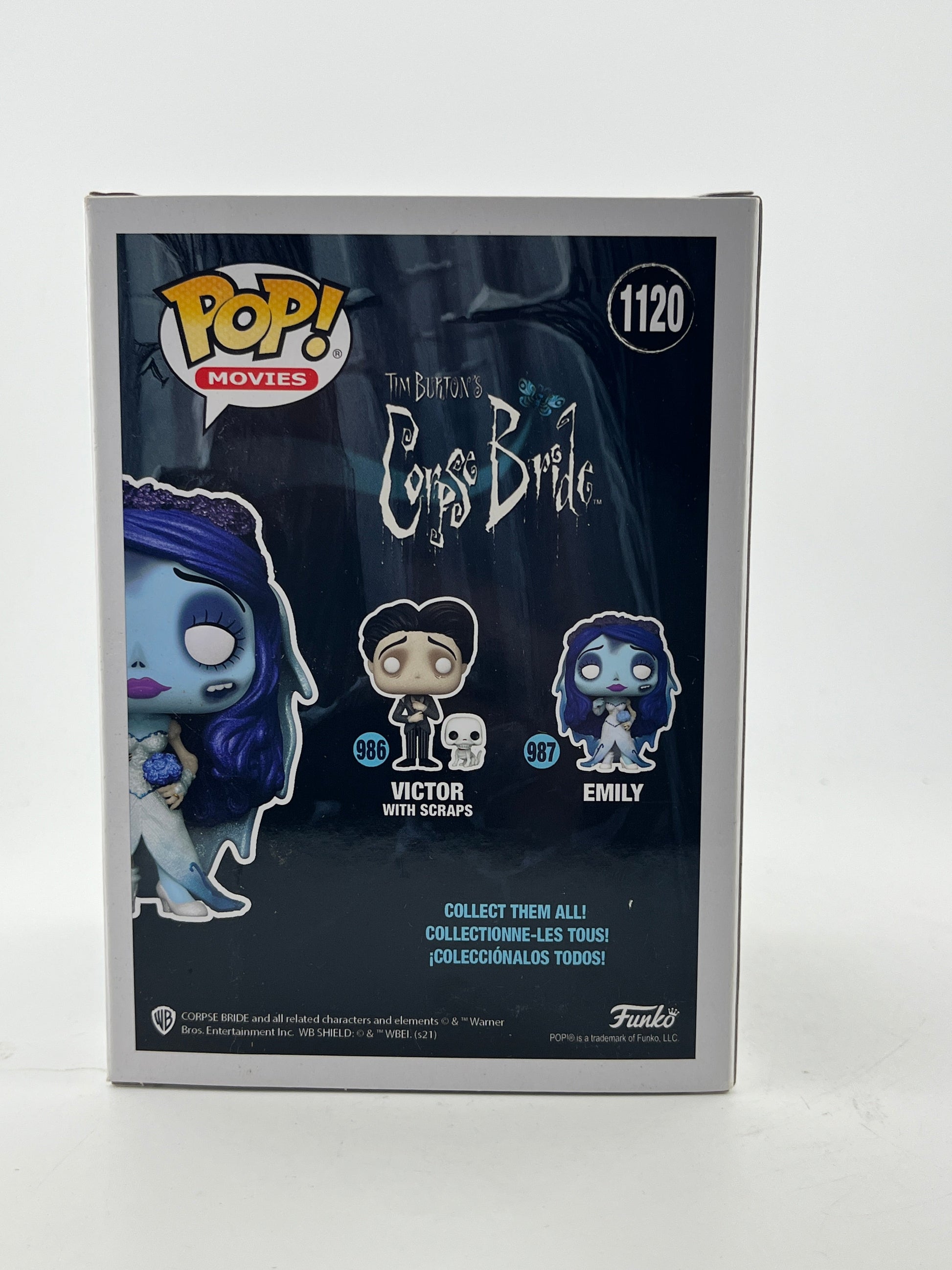 Funko POP! Movies Corpse Bride - Emily #1120 - Diamond Special Edition FRENLY BRICKS - Open 7 Days