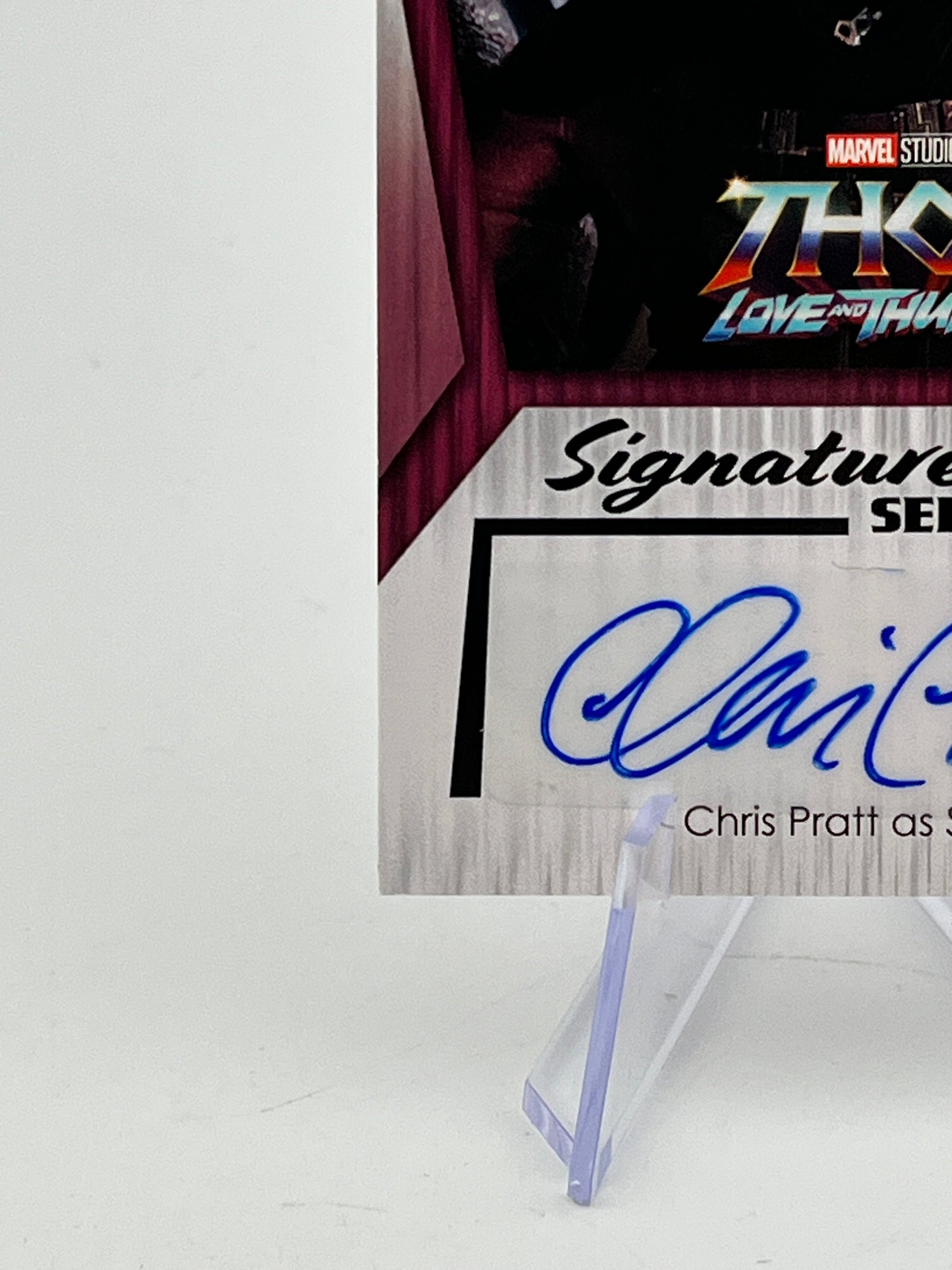 Upper Deck Marvel Studios Thor Love And Thunder - Signature Sensations -  Chris Pratt As Star-Lord Auto FRENLY BRICKS - Open 7 Days