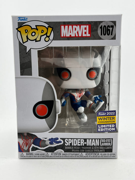 Funko POP! Marvel - Spider-Man (Big-Eyes Armor) #1067 - 2022 Limited Edition FRENLY BRICKS - Open 7 Days