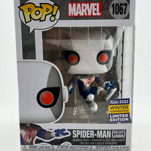 Funko POP! Marvel - Spider-Man (Big-Eyes Armor) #1067 - 2022 Limited Edition FRENLY BRICKS - Open 7 Days