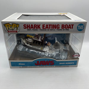 Funko Pop! Movie Moments: Jaws - Shark Eating Boat(Exclusive) #1145 FRENLY BRICKS - Open 7 Days