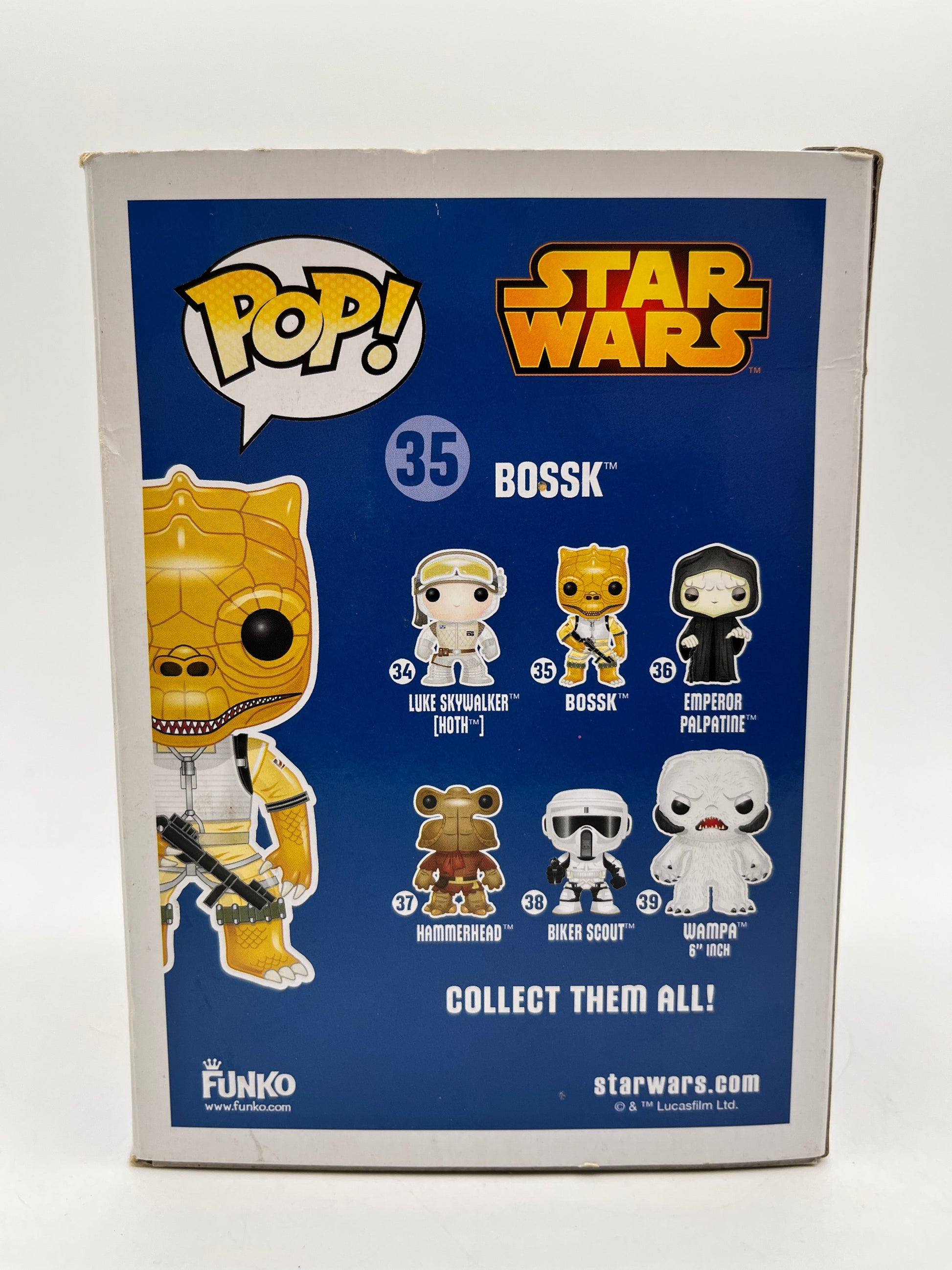 Funko POP! Star Wars Bossk #35 - Vinyl Collectable *Box Damage* FRENLY BRICKS - Open 7 Days