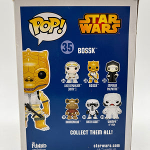 Funko POP! Star Wars Bossk #35 - Vinyl Collectable *Box Damage* FRENLY BRICKS - Open 7 Days