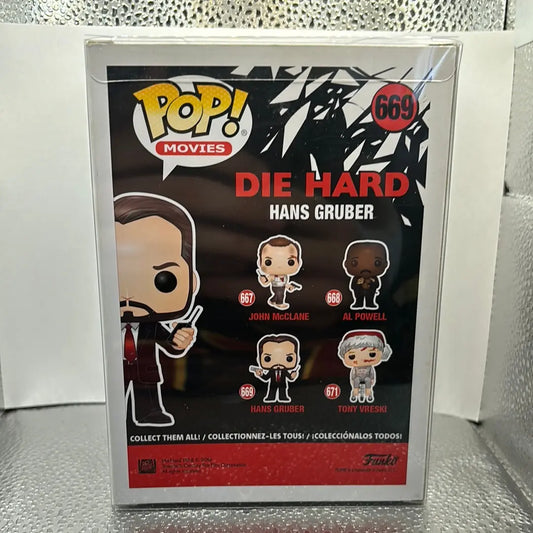 Funko Pop! Die Hard #669 Hans Gruber (Gun) Vaulted - FRENLY BRICKS - Open 7 Days